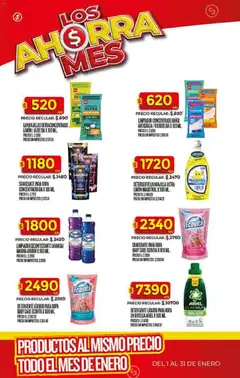 Vista previa Supermercado DIA Ofertas válido desde el 14.01.2026 | Página: 43 | Productos: Desinfectante, Botella, Lavavajillas, Limpiador