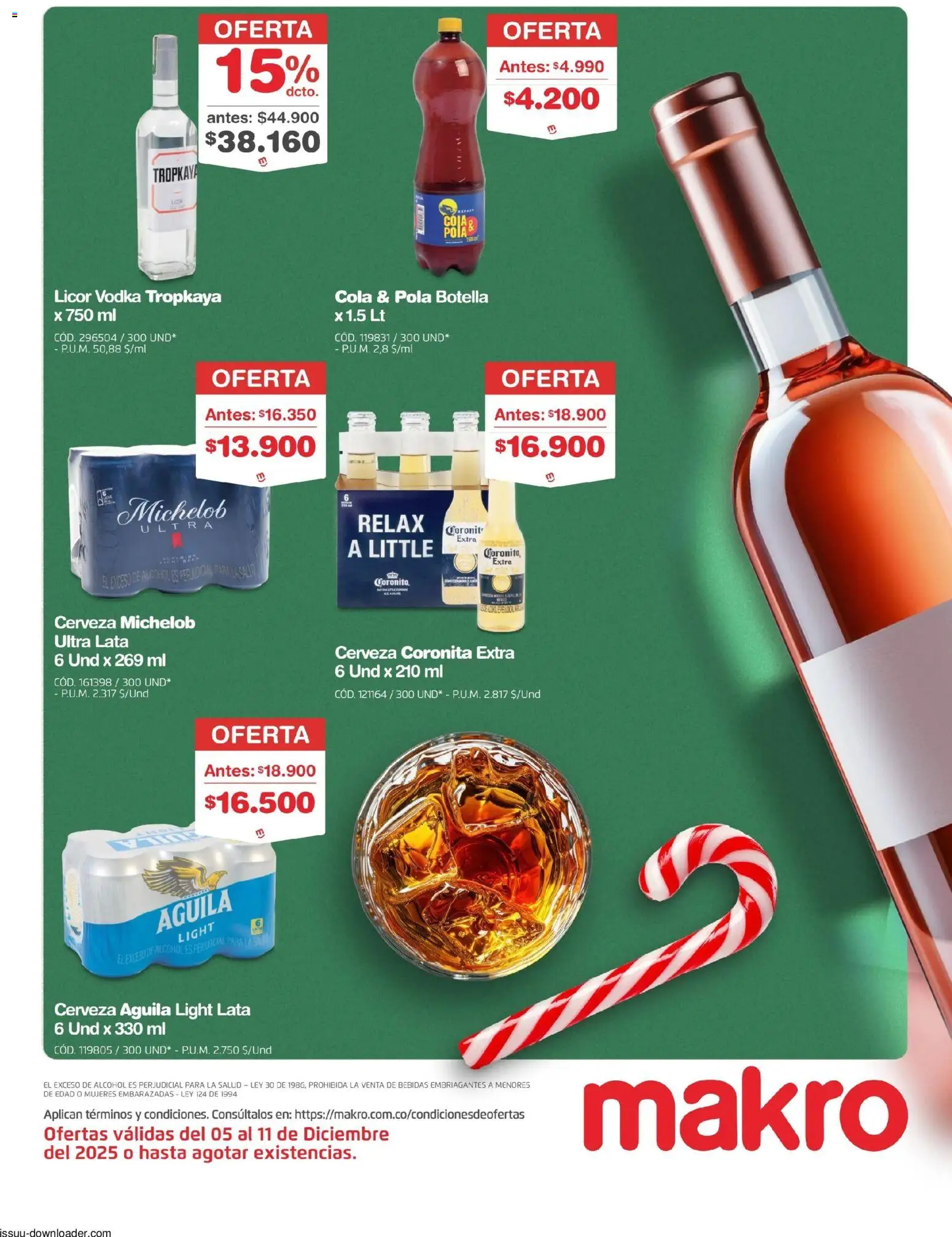 Makro revista - valida desde el 05.12.2025 | Página: 7 | Productos: Vodka, Botella, Tintura, Cerveza
