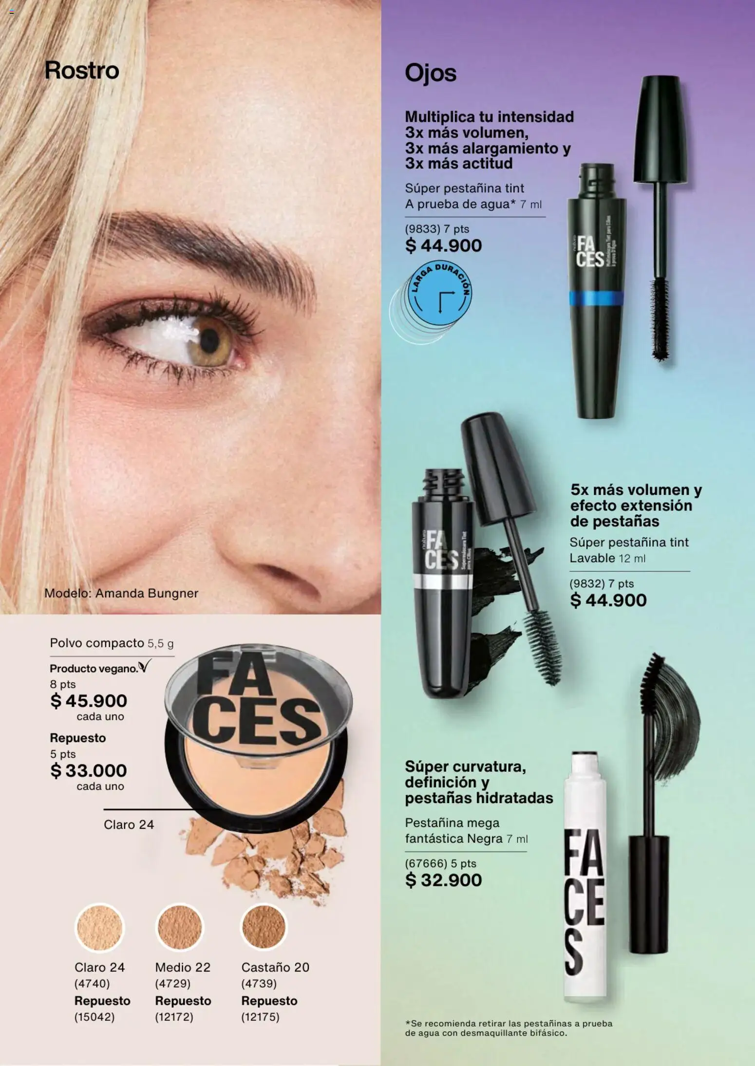 Natura revista - valida desde el 01.03.2026 | Página: 66 | Productos: Agua, Polvo compacto, Polvo, Desmaquillante