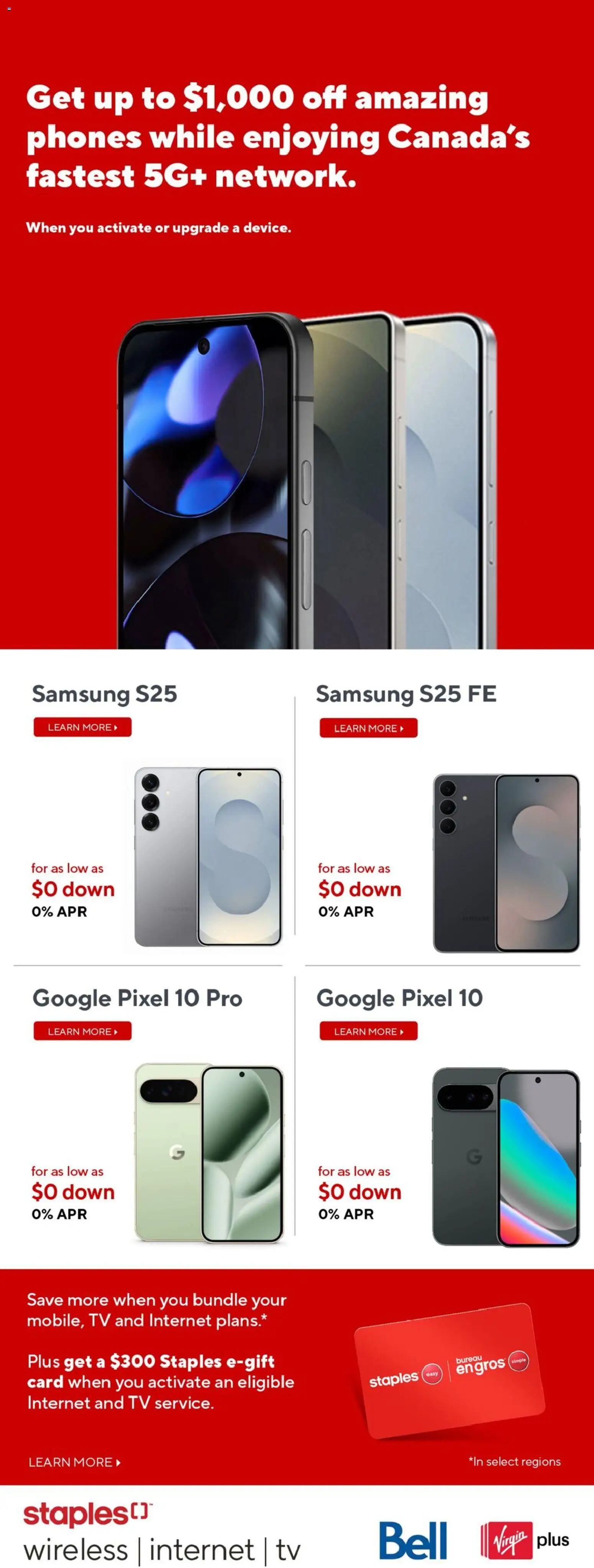 Staples flyer valid from 01.01.2026 | Page: 9 | Products: Tv