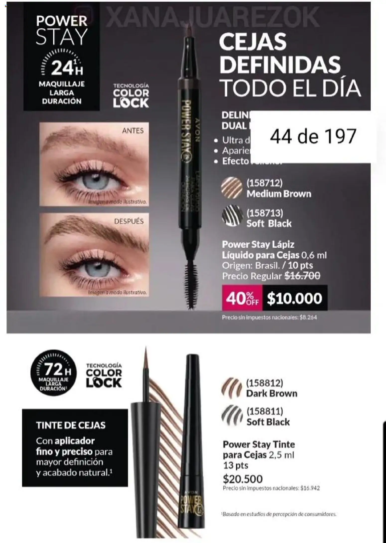 Catálogo AVON Campaña 15/2025 │ válido desde el 23.10.2025 | Página: 38 | Productos: Maquillaje