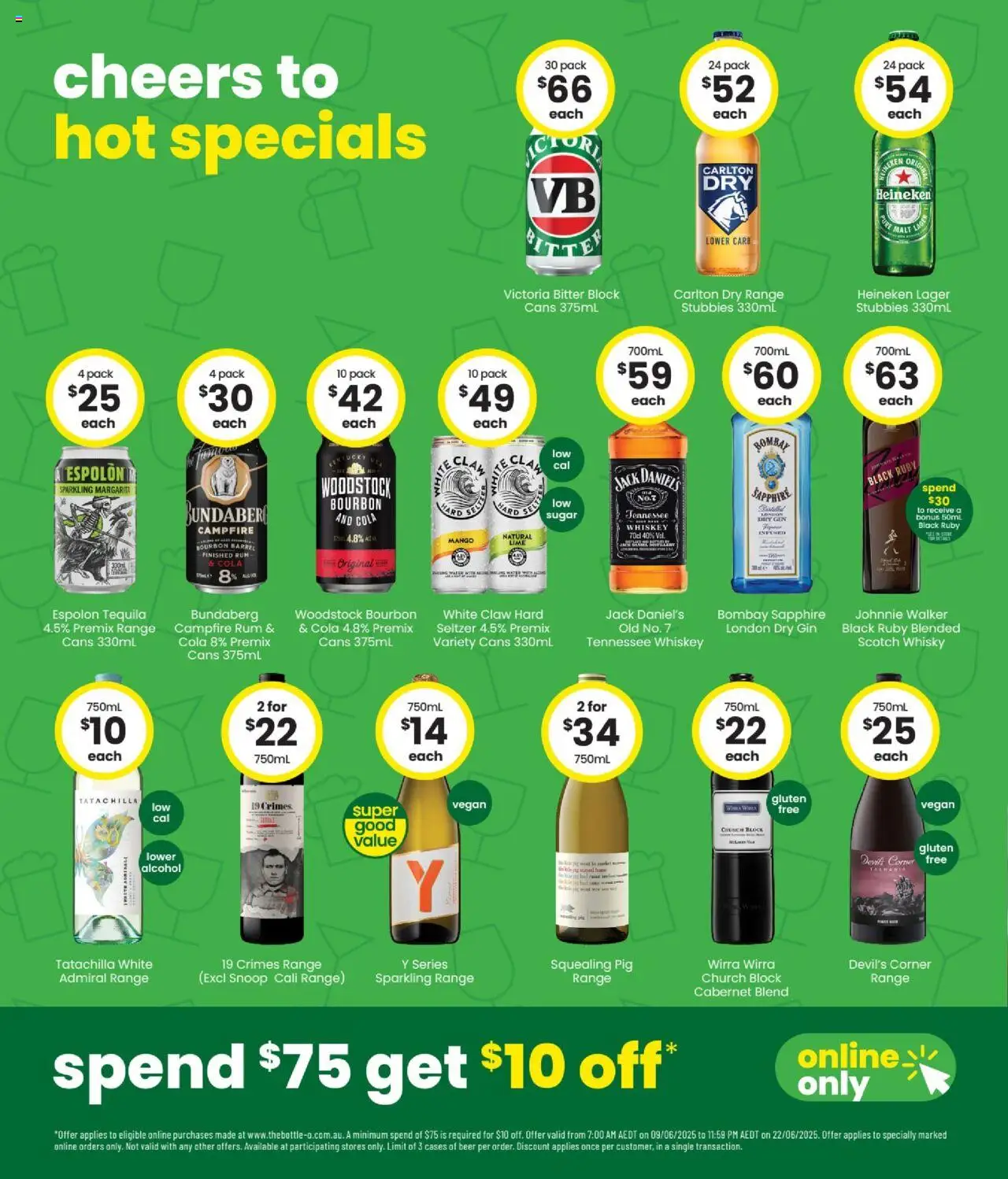 The Bottle-O catalogue - valid from 09.06.2025 | Page: 2 | Products: Gin, Whiskey, Rum, Scotch