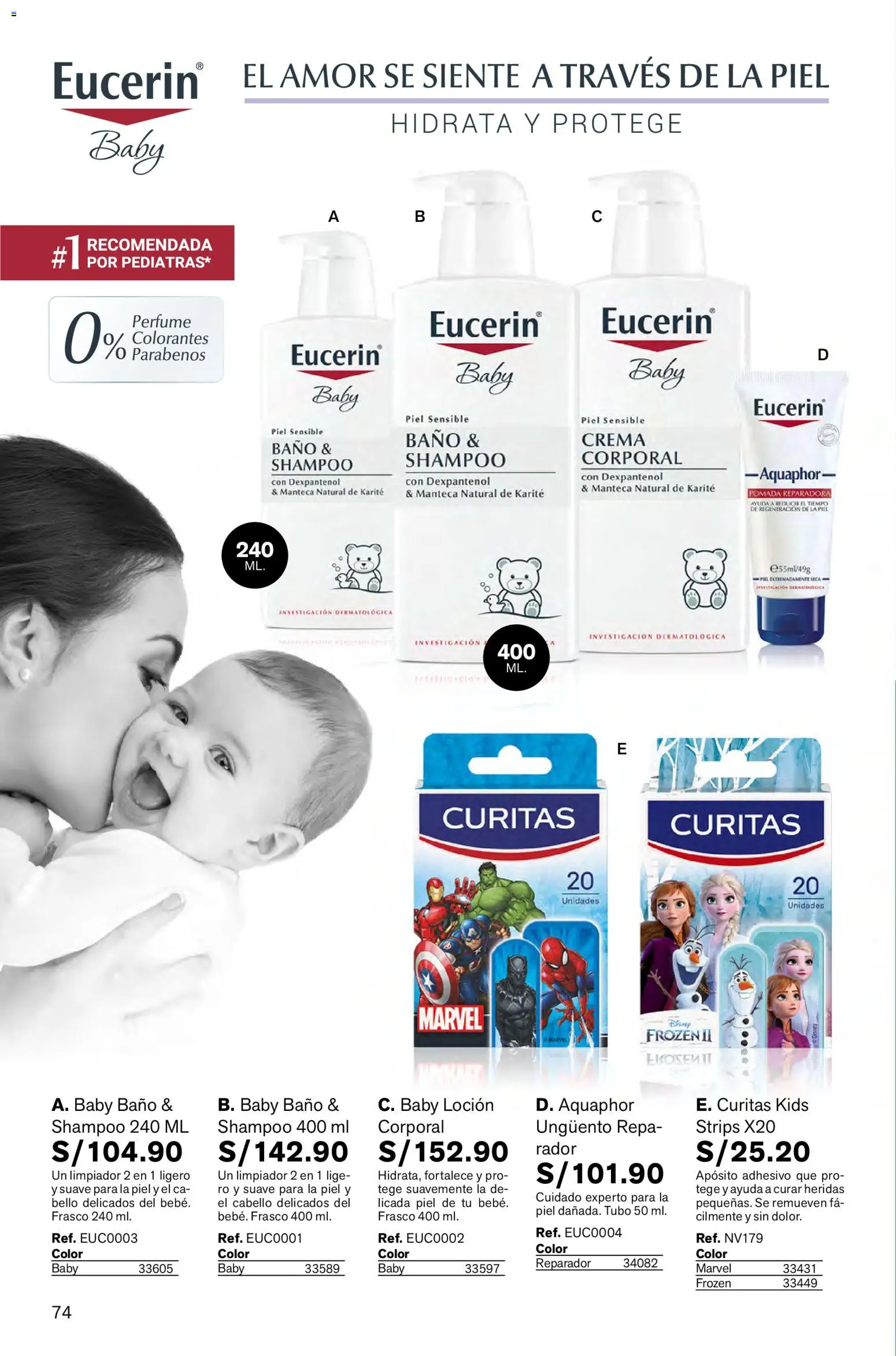 Catálogo Leonisa válido desde 26.12.2025 | Página: 74 | Productos: Shampoo, Baño, Crema, Perfume