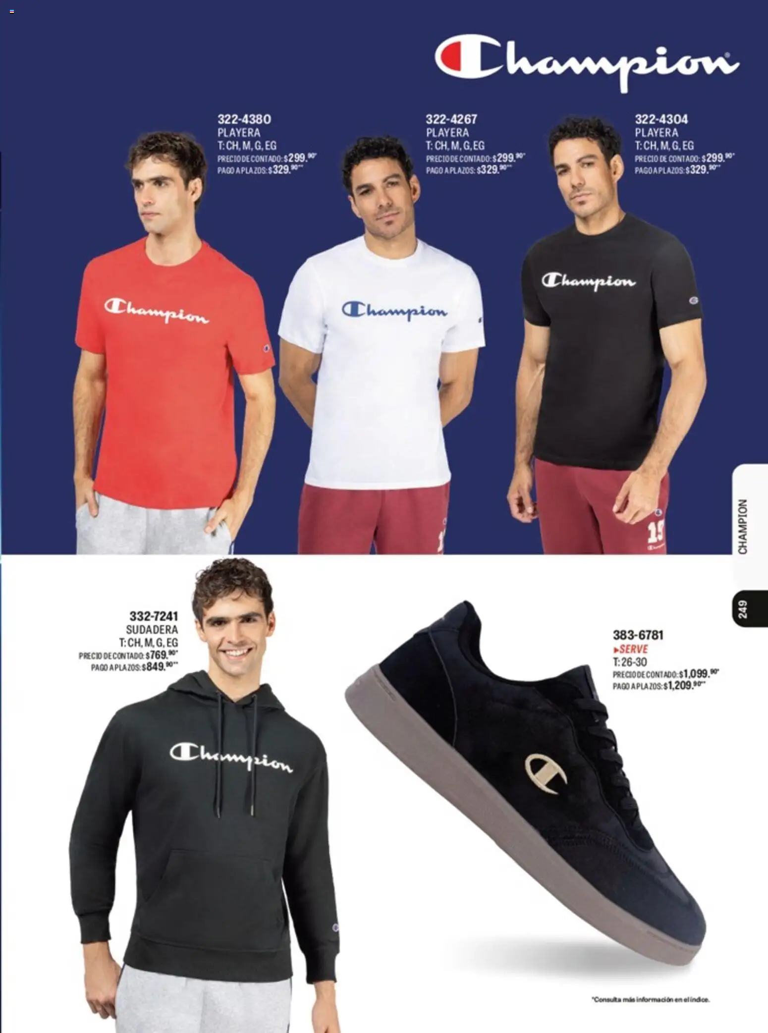 Nuevas ofertas de Andrea válidas en toda la República Mexicana desde el 15.04.2026. ¡Encuentra las mejores ofertas en Andrea catálogo Lo mejor en marcas! | Página: 201 | Productos: Sudadera, Playera