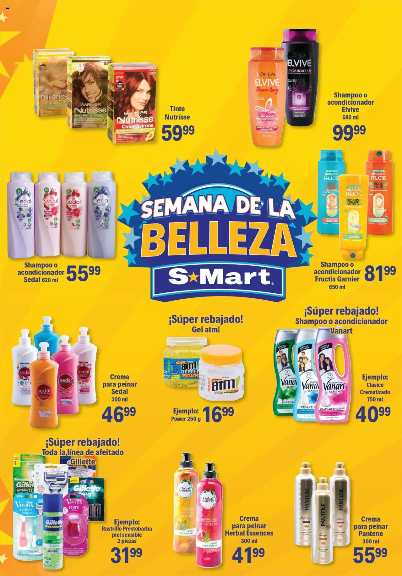 Nuevas ofertas de S-Mart válidas en toda la República Mexicana desde el 14.10.2025. ¡Encuentra las mejores ofertas en S-Mart - Folleto de Feria - Matamoros! | Página: 3 | Productos: Fresa, Crema, Rastrillo, Acondicionador
