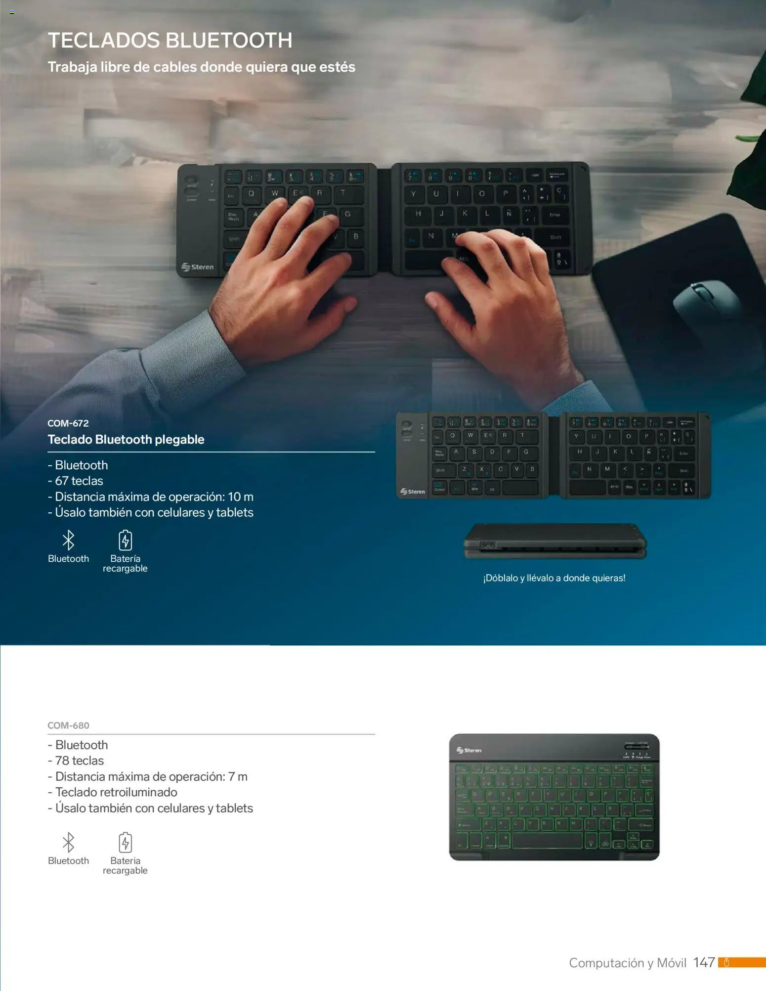 Nuevas ofertas de Steren válidas en toda la República Mexicana desde el 01.01.2026. ¡Encuentra las mejores ofertas en Steren catálogo! | Página: 159 | Productos: Movil, Batería, Teclado