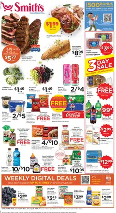Preview of Smith's weekly ads valid from 14.01.2026