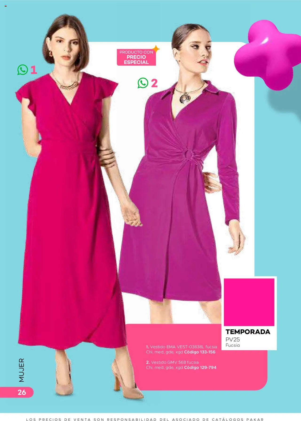 Nuevas ofertas de SC Pakar válidas en toda la República Mexicana desde el 31.01.2025. ¡Encuentra las mejores ofertas en SC Pakar catálogo Ropa! | Página: 26 | Productos: Vestido