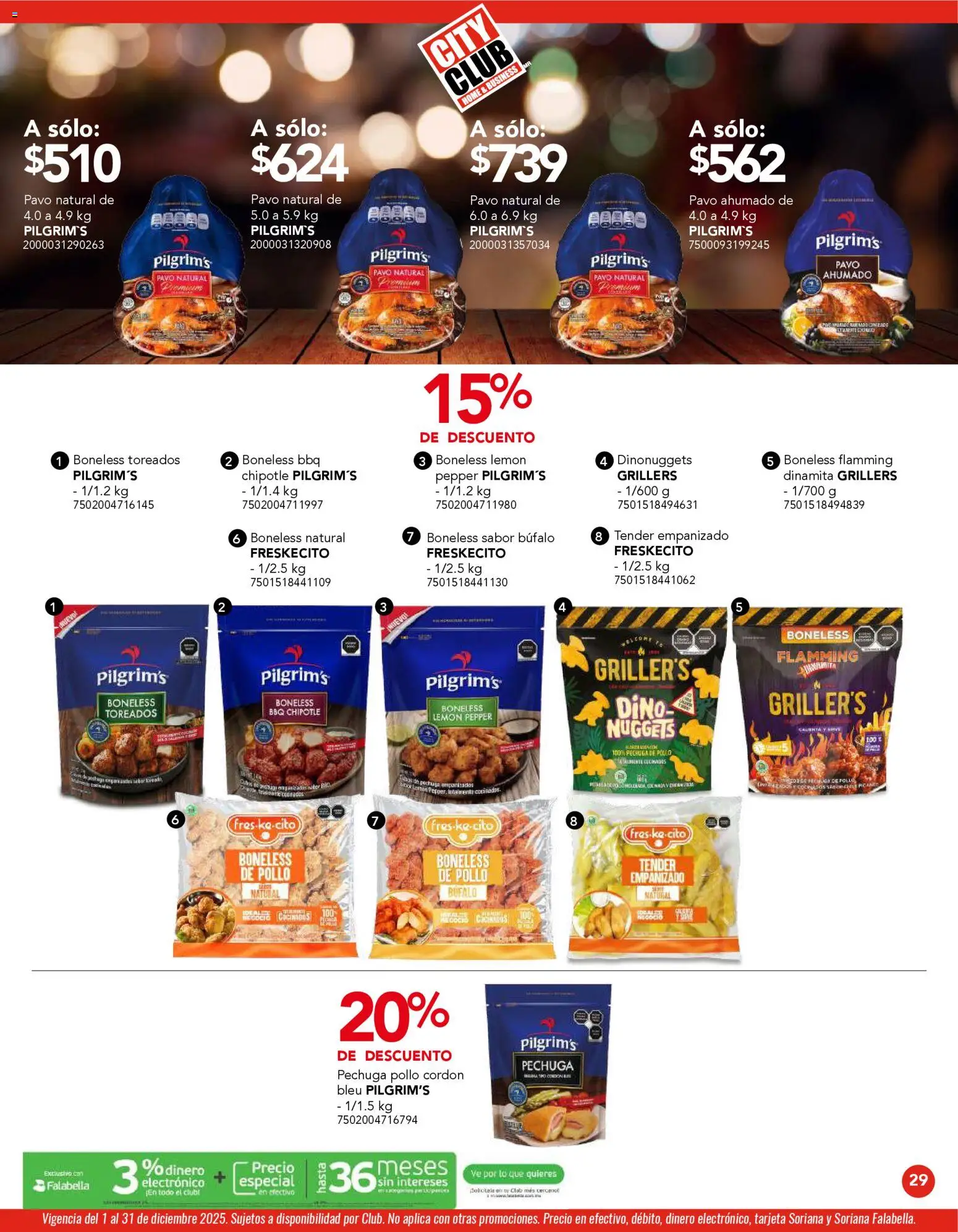 Nuevas ofertas de City Club válidas en toda la República Mexicana desde el 01.12.2025. ¡Encuentra las mejores ofertas en City Club catálogo! | Página: 29