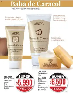 Vista previa Catálogo Amodil Campaña 17/2025 válido desde el 14.10.2025 | Página: 43 | Productos: Crema regenerativa, Manteca, Crema
