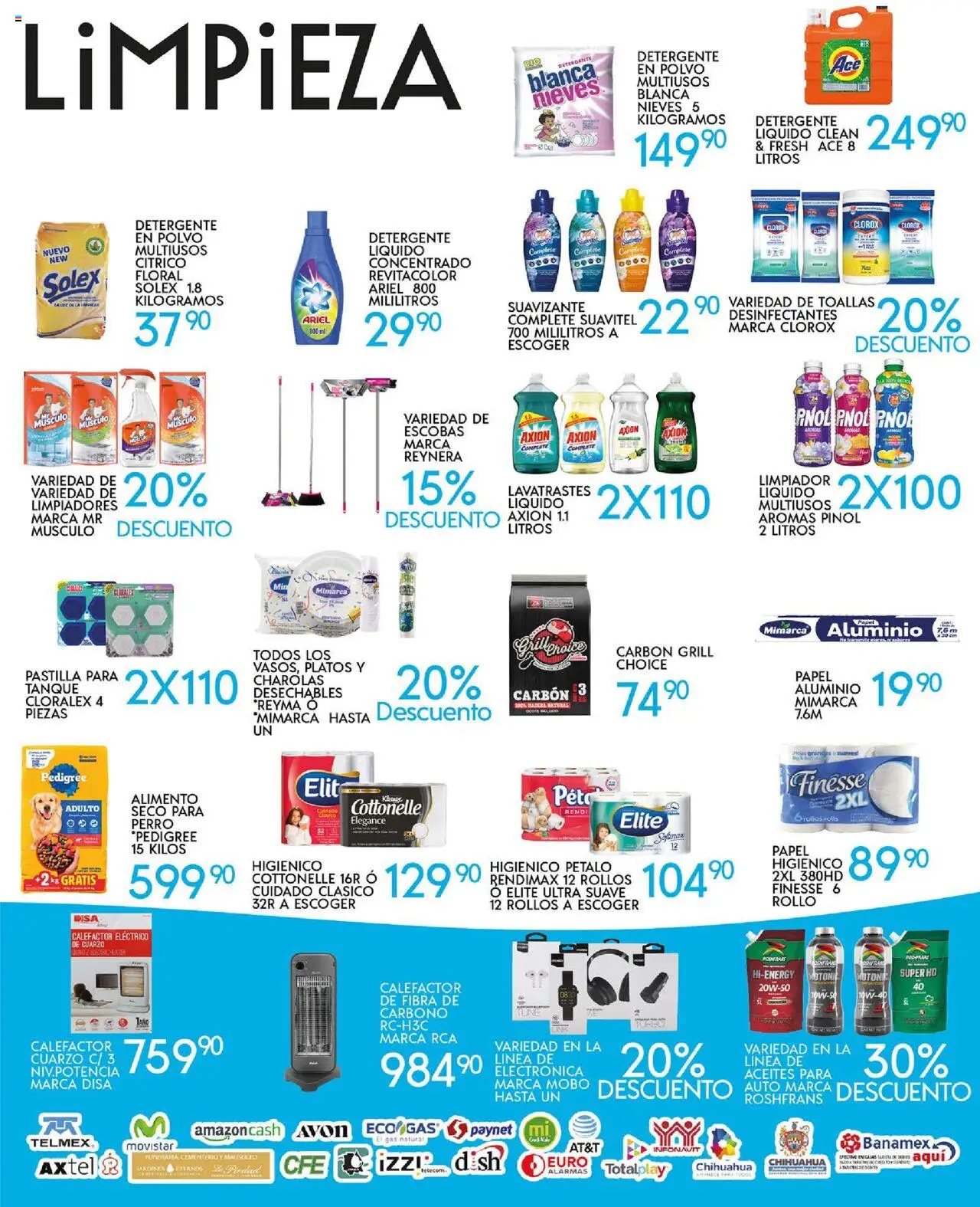 Nuevas ofertas de Alsuper válidas en toda la República Mexicana desde el 10.10.2025. ¡Encuentra las mejores ofertas en Alsuper - Folleto! | Página: 5 | Productos: Brillo, Suavizante, Polvo, Calefactor