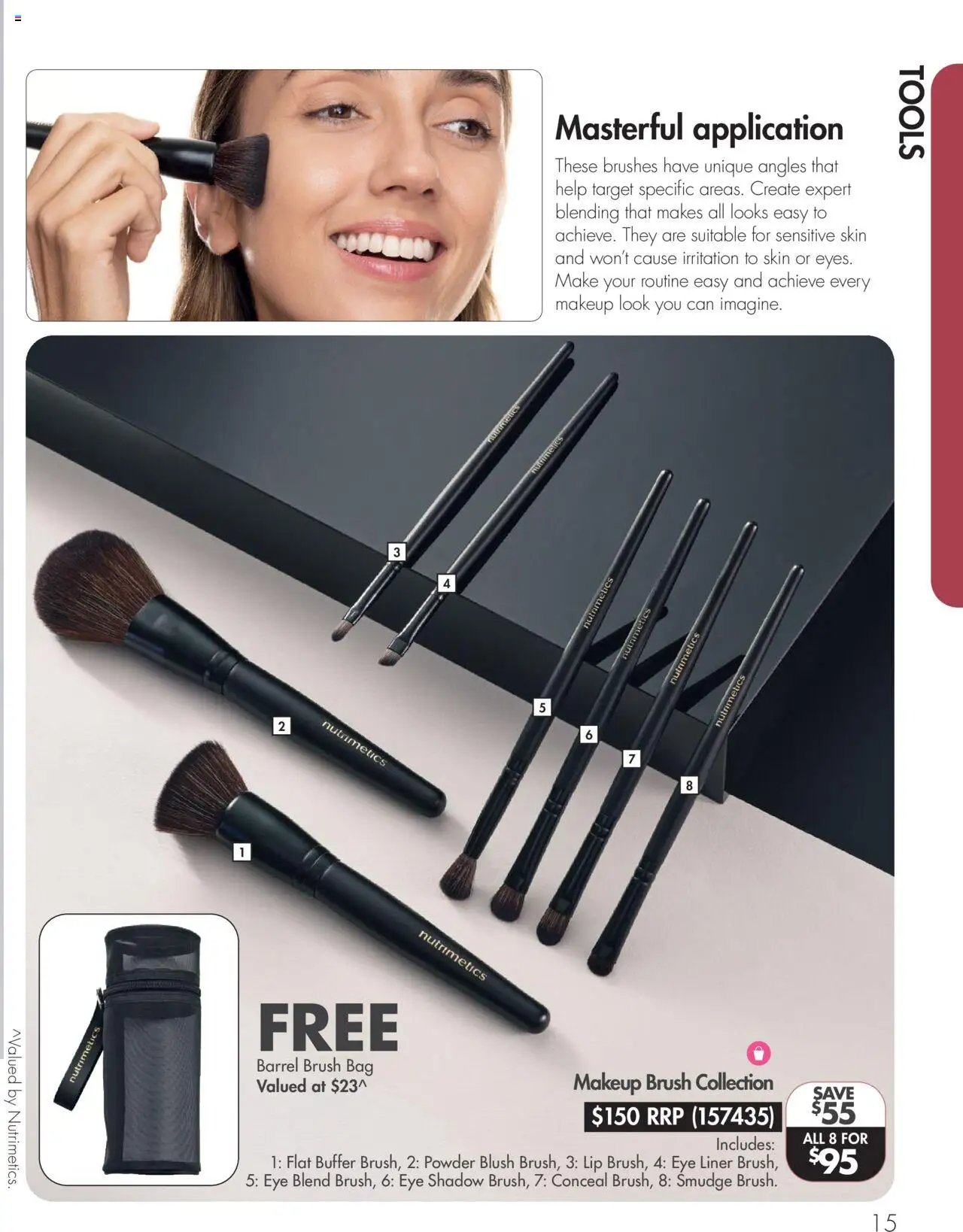 Nutrimetics catalogue - valid from 01.07.2025 | Page: 15 | Products: Powder, Blush, Eye shadow, Makeup