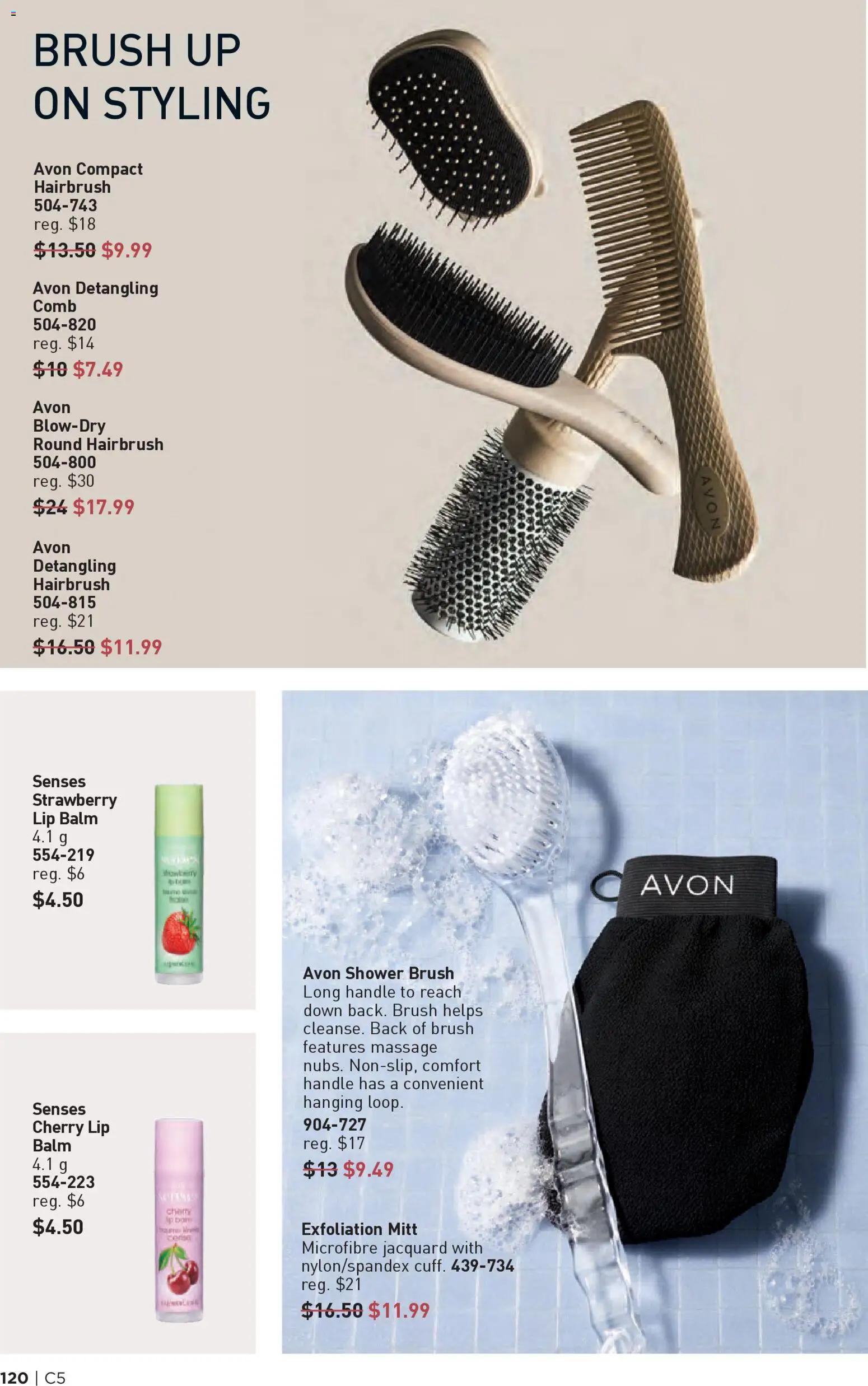 Avon flyer valid from 26.02.2026 | Page: 120 | Products: Brush, Shower