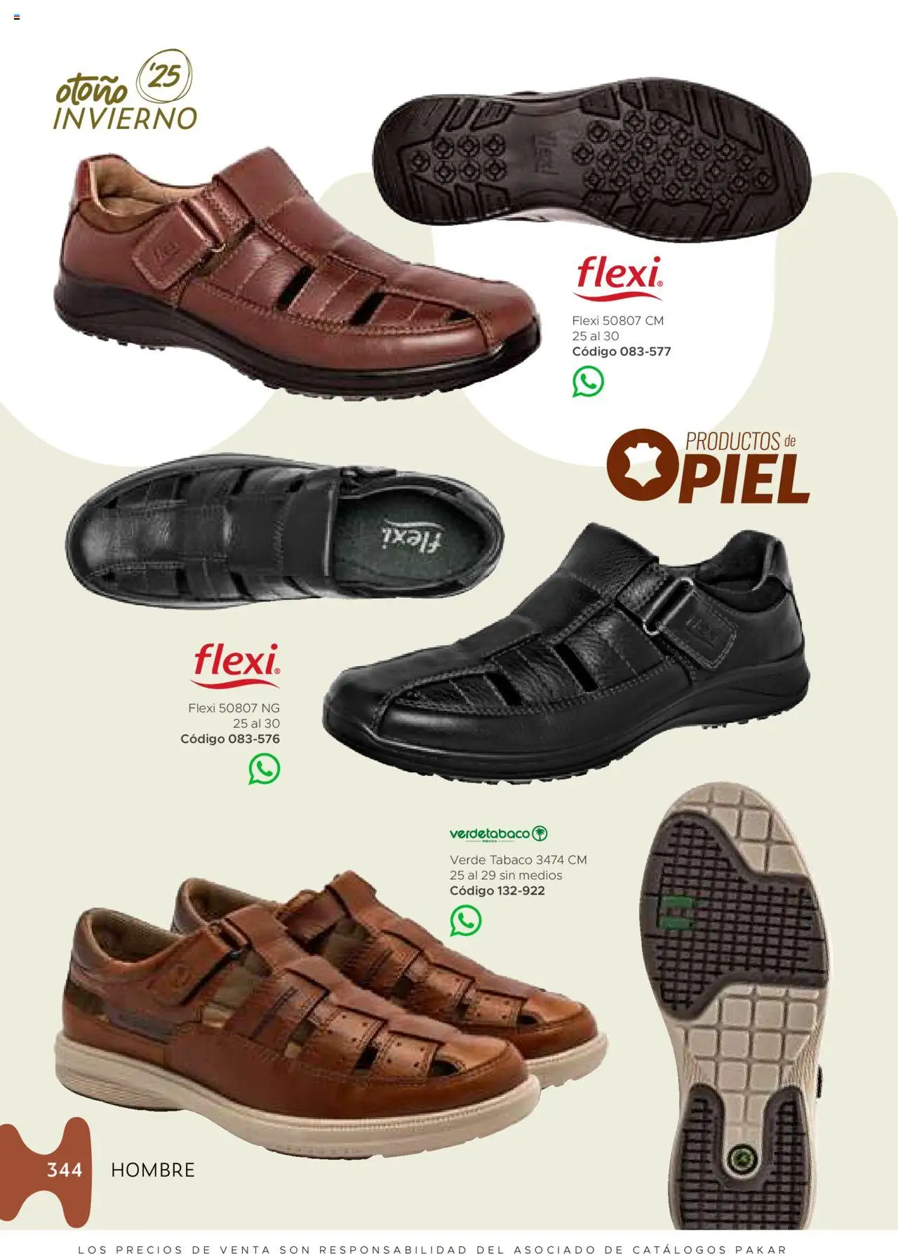 Nuevas ofertas de SC Pakar válidas en toda la República Mexicana desde el 24.07.2025. ¡Encuentra las mejores ofertas en SC Pakar - Catálogo Hombre otoño / invierno! | Página: 344