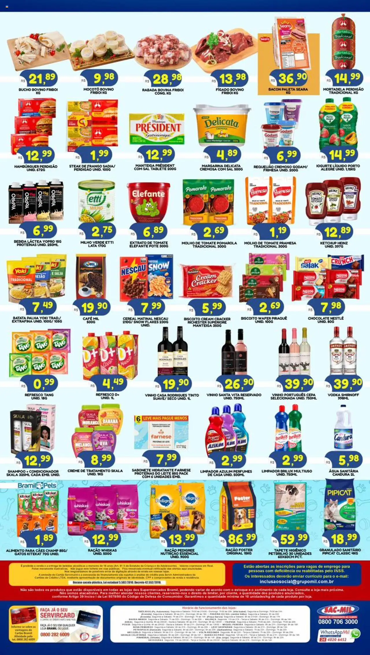 Bramil Supermercados Folheto - válido de 25.08.2025 | Página: 2 | Produtos: Azulim, Condicionador, Batata, Frango