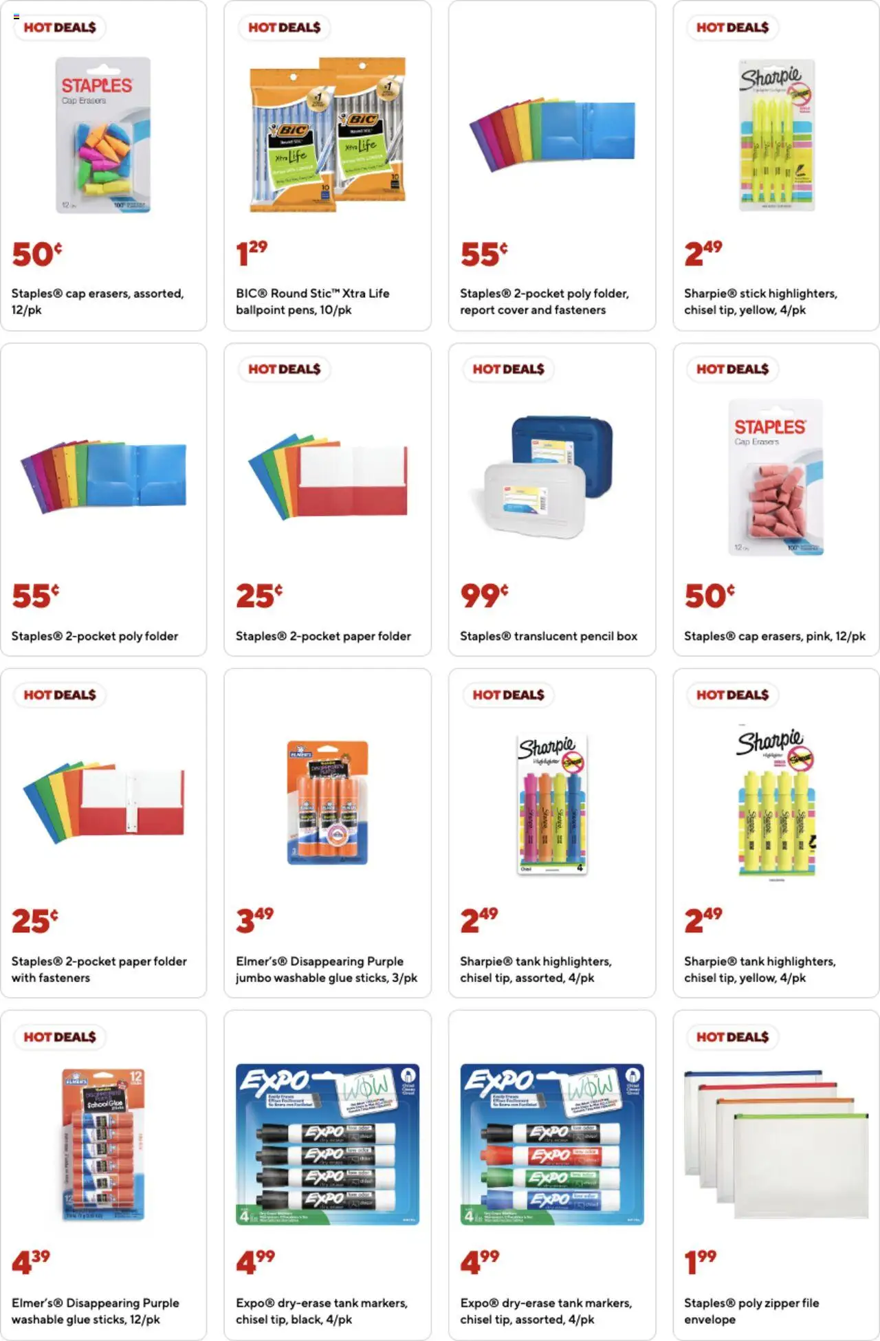 Staples Weekly Ad - valid from 10.08.2025 | Page: 3 | Products: Box, Pencil, Chisel, Cap