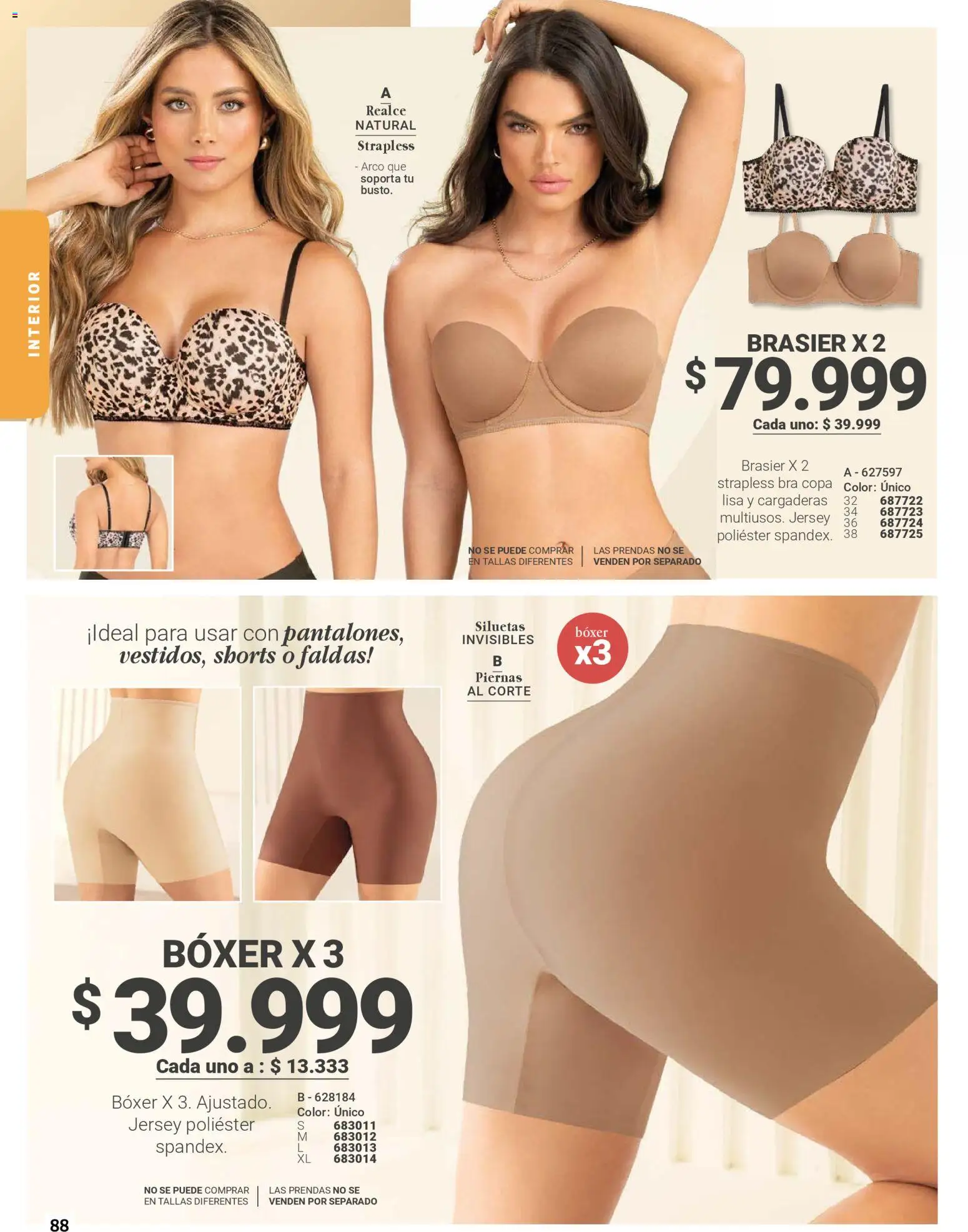 Carmel revista - valida desde el 01.01.2026 | Página: 88 | Productos: Brasier, Faldas
