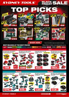 Preview of Sydney Tools Black Friday - valid from 17.11.2025