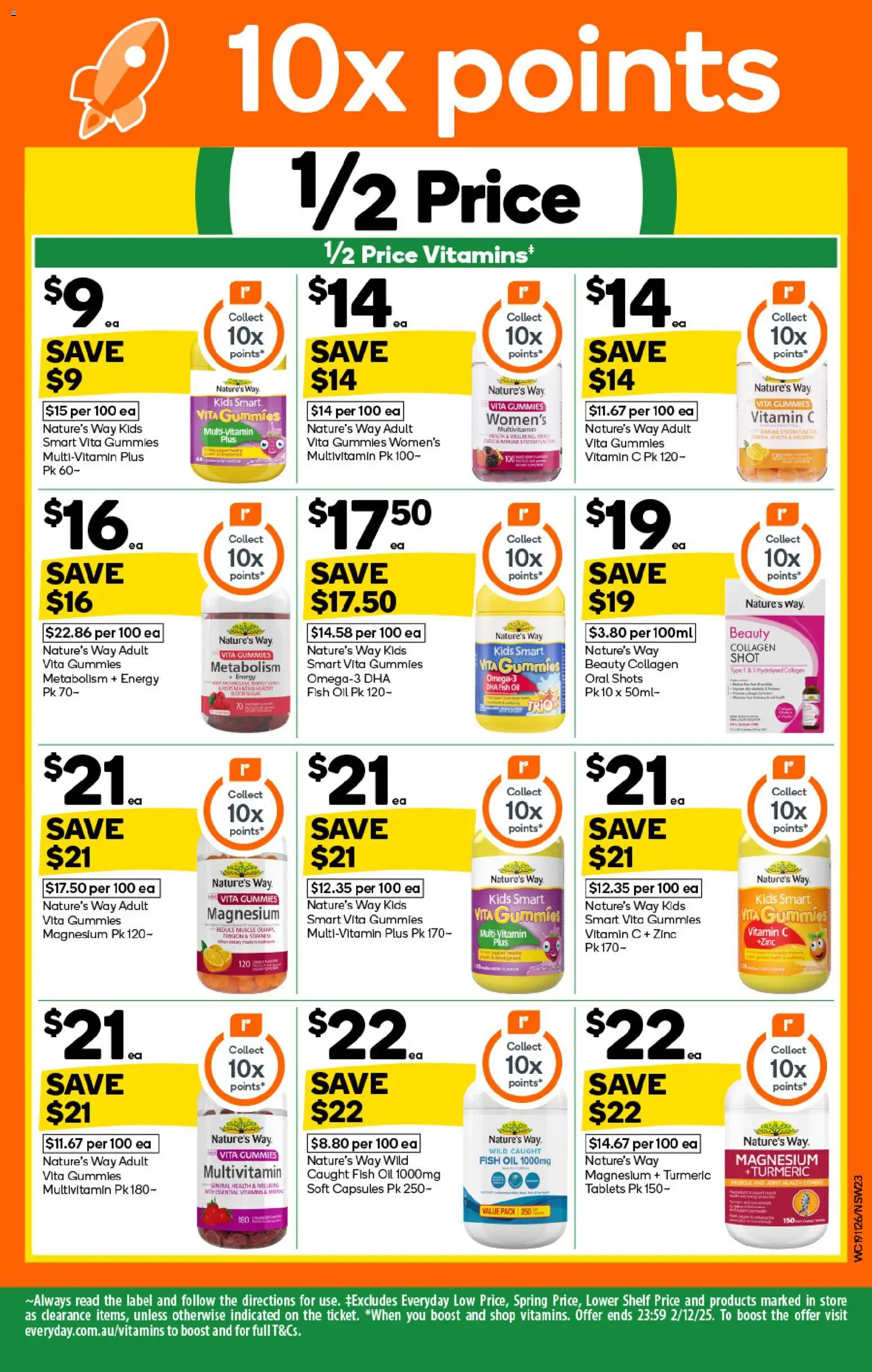 Woolworths catalogue - valid from 19.11.2025 | Page: 23 | Products: Oil, Multivitamin, Vitamin, Zinc