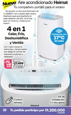 A3D ofertas  válido desde el 07.01.2026 | Página: 22 | Productos: Aire acondicionado, Té