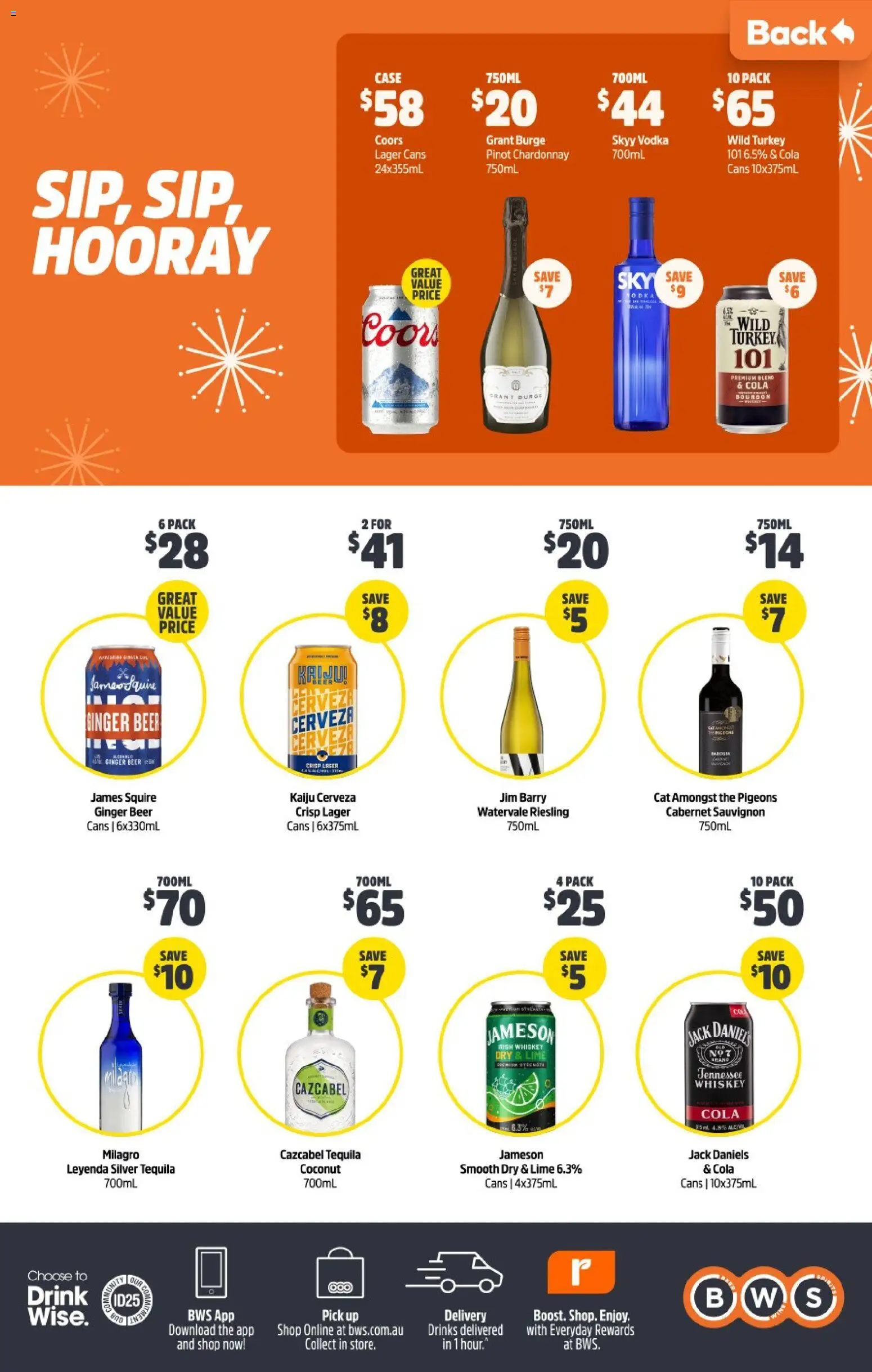 Woolworths catalogue - valid from 31.12.2025 | Page: 34 | Products: Bourbon, Vodka, Lime, Case