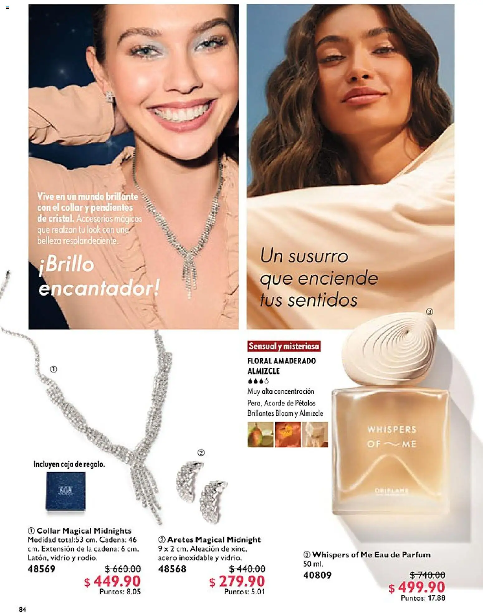 Nuevas ofertas de Oriflame válidas en toda la República Mexicana desde el 14.02.2026. ¡Encuentra las mejores ofertas en Oriflame campaña 3 2026! | Página: 84 | Productos: Extensión, Brillo, Collar, Caja
