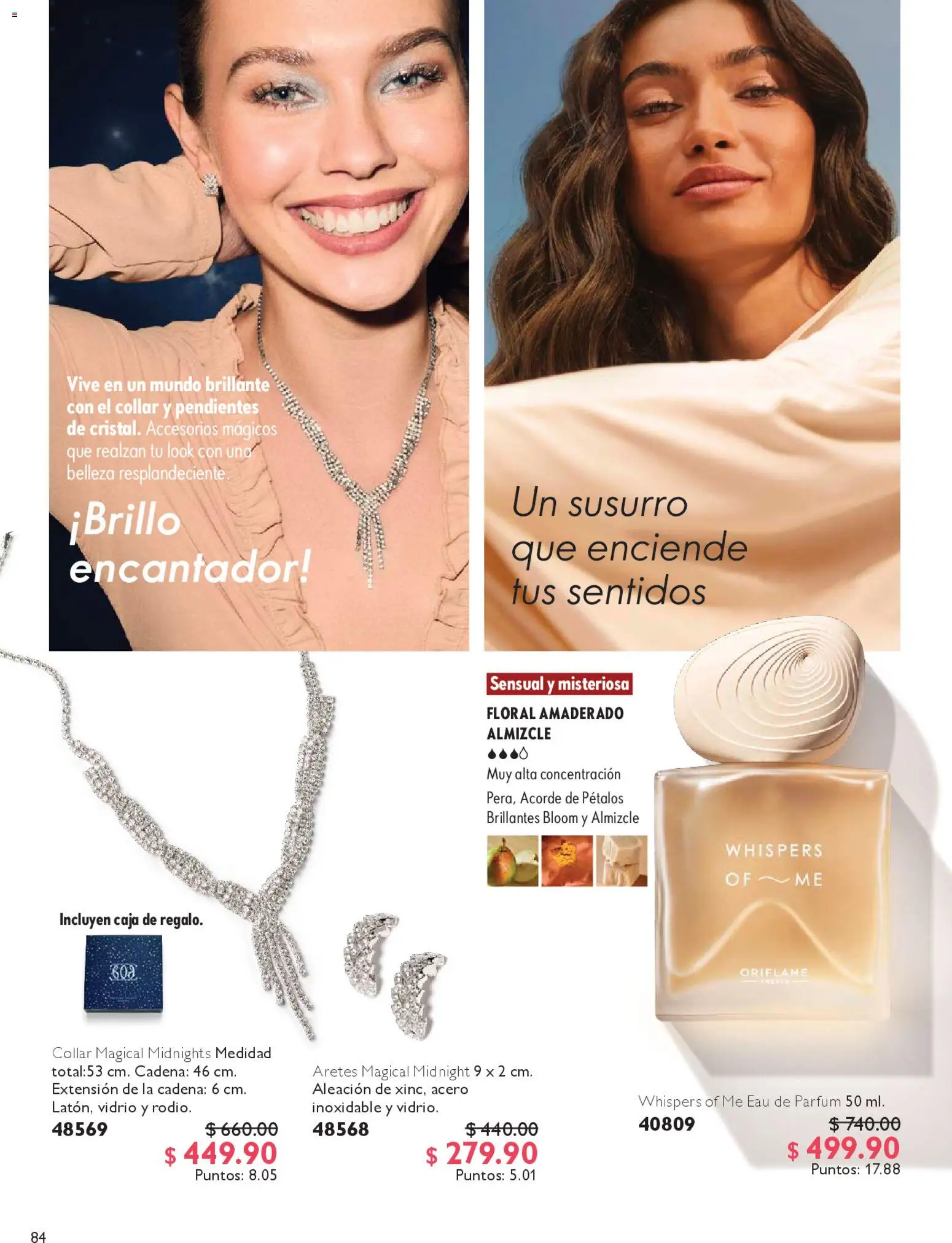 Nuevas ofertas de Oriflame válidas en toda la República Mexicana desde el 14.02.2026. ¡Encuentra las mejores ofertas en Oriflame campaña 3 2026! | Página: 84 | Productos: Extensión, Brillo, Caja, Pendientes