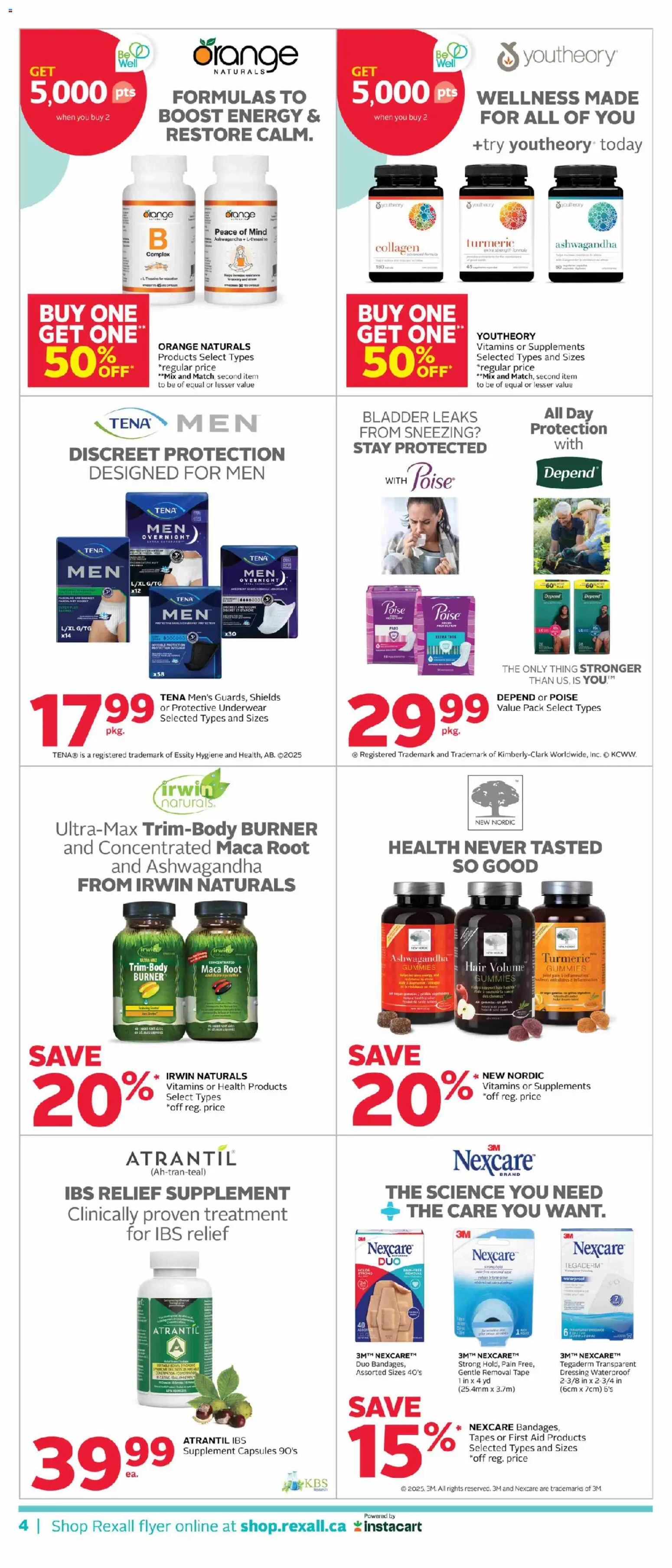Rexall flyer valid from 24.10.2025 | Page: 7 | Products: Underwear