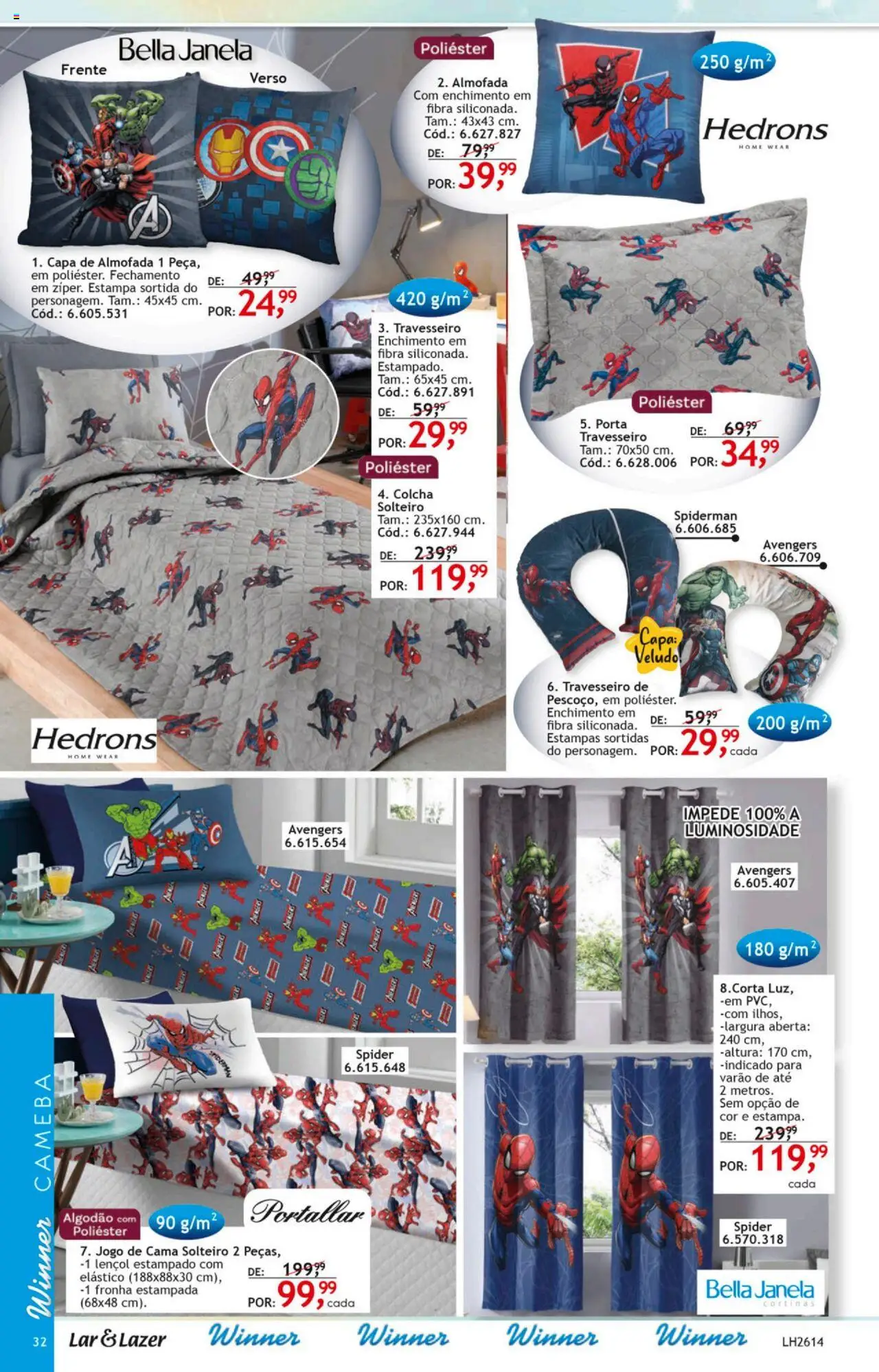 Quatro Estações Folheto - válido de 01.04.2025 | Página: 33 | Produtos: Jogo de cama, Travesseiro, Cama, Fronha