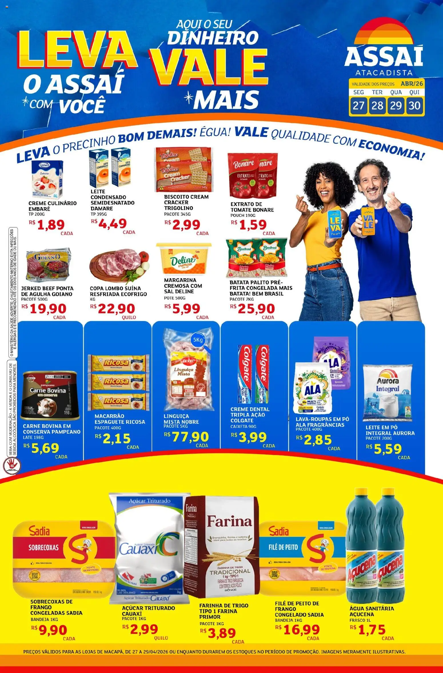 Assaí Atacadista Folheto - válido de 27.04.2026 | Página: 1