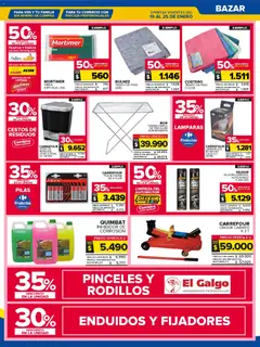 Vista previa Carrefour Maxi catálogo válido desde el 19.01.2026 | Página: 25 | Productos: Trapo de piso, Pilas, Lámpara, Esponja