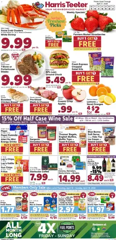 Preview of Harris Teeter weekly ads valid from 15.04.2026