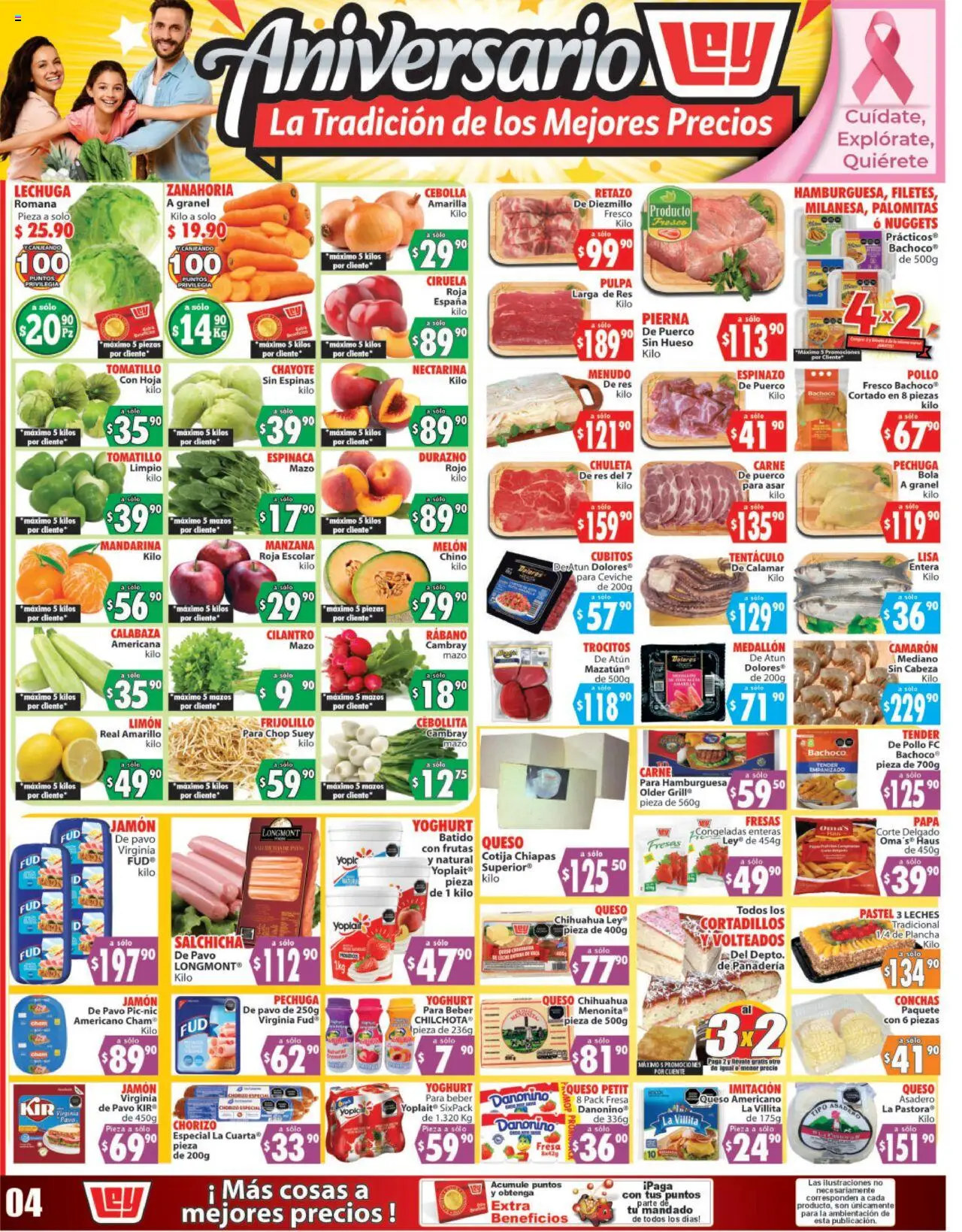 Nuevas ofertas de Casa Ley válidas en toda la República Mexicana desde el 18.10.2025. ¡Encuentra las mejores ofertas en Casa Ley folleto Autoservicio! | Página: 2 | Productos: Atún, Manzana, Limón, Lechuga