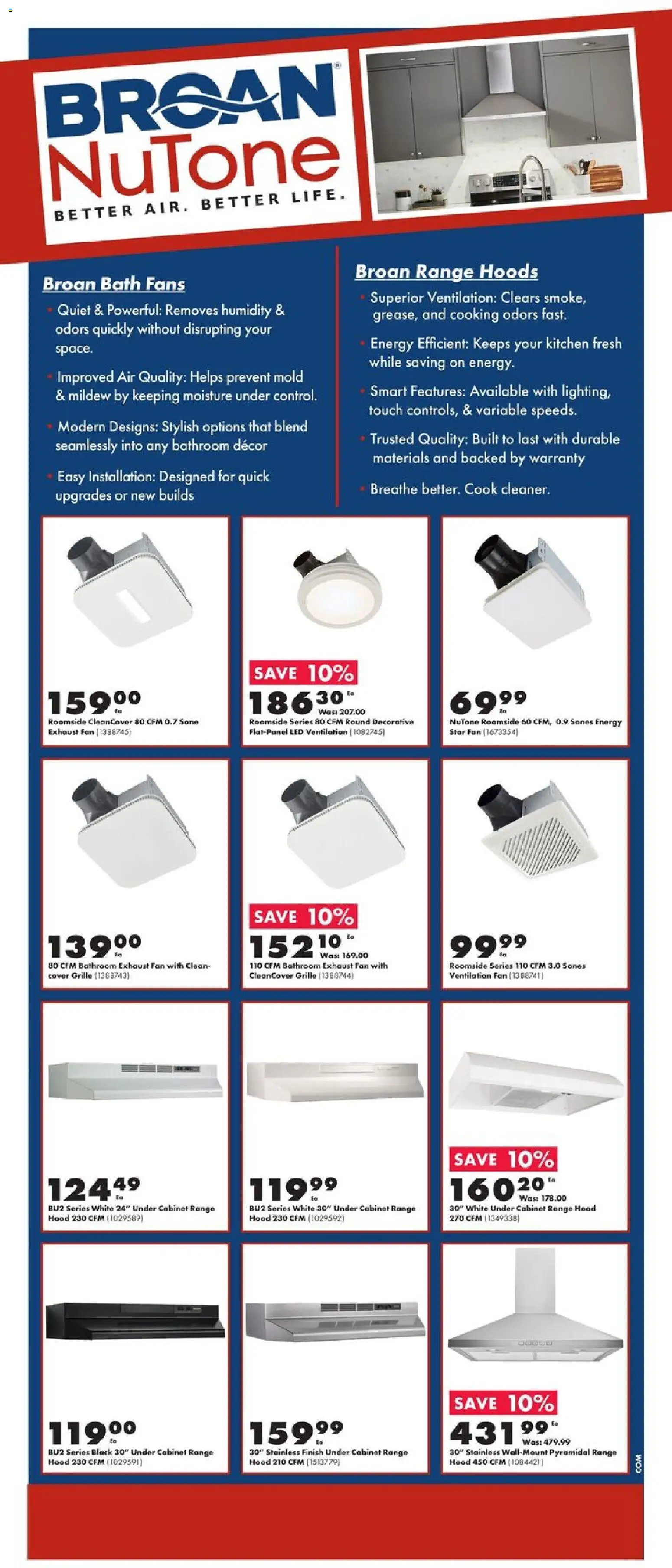Kent flyer valid from 04.12.2025 | Page: 10 | Products: Range hood, Fan, Cabinet, Bath