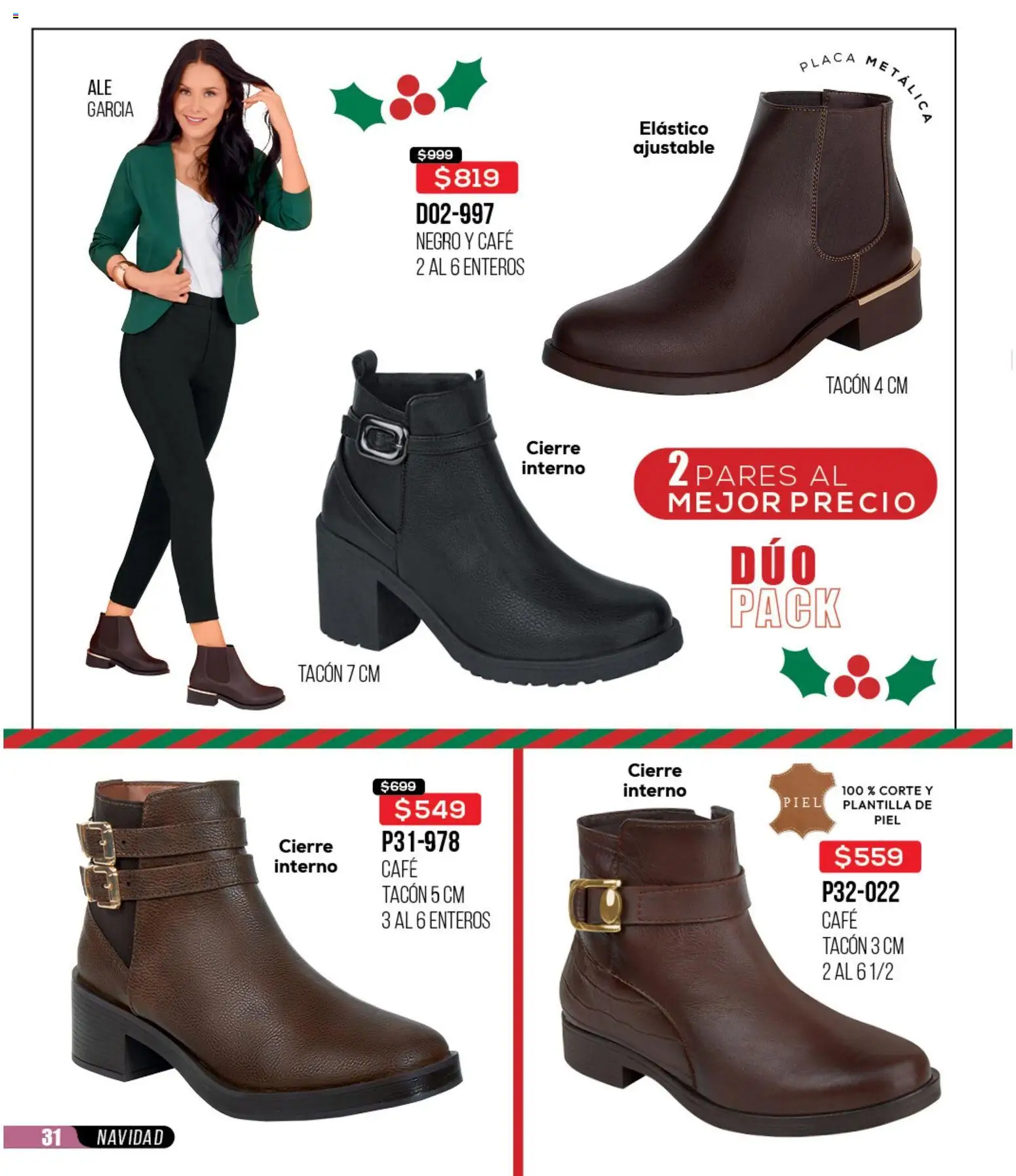 Nuevas ofertas de Cklass válidas en toda la República Mexicana desde el 30.11.2025. ¡Encuentra las mejores ofertas en Cklass catálogo Rebajas Navideñas Calzado! | Página: 32 | Productos: Café