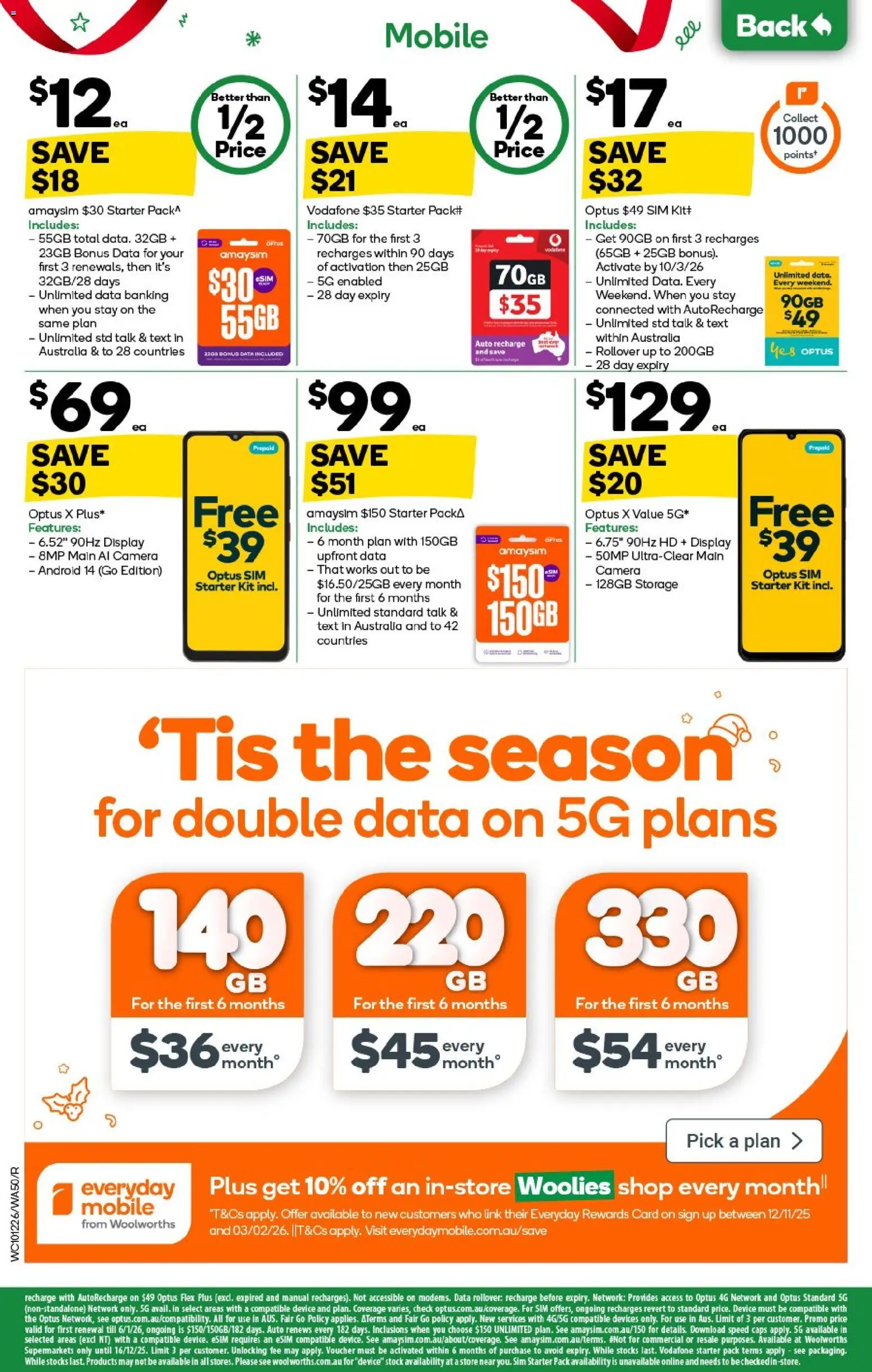 Woolworths catalogue - valid from 10.12.2025 | Page: 50 | Products: Device, Camera, Mobile
