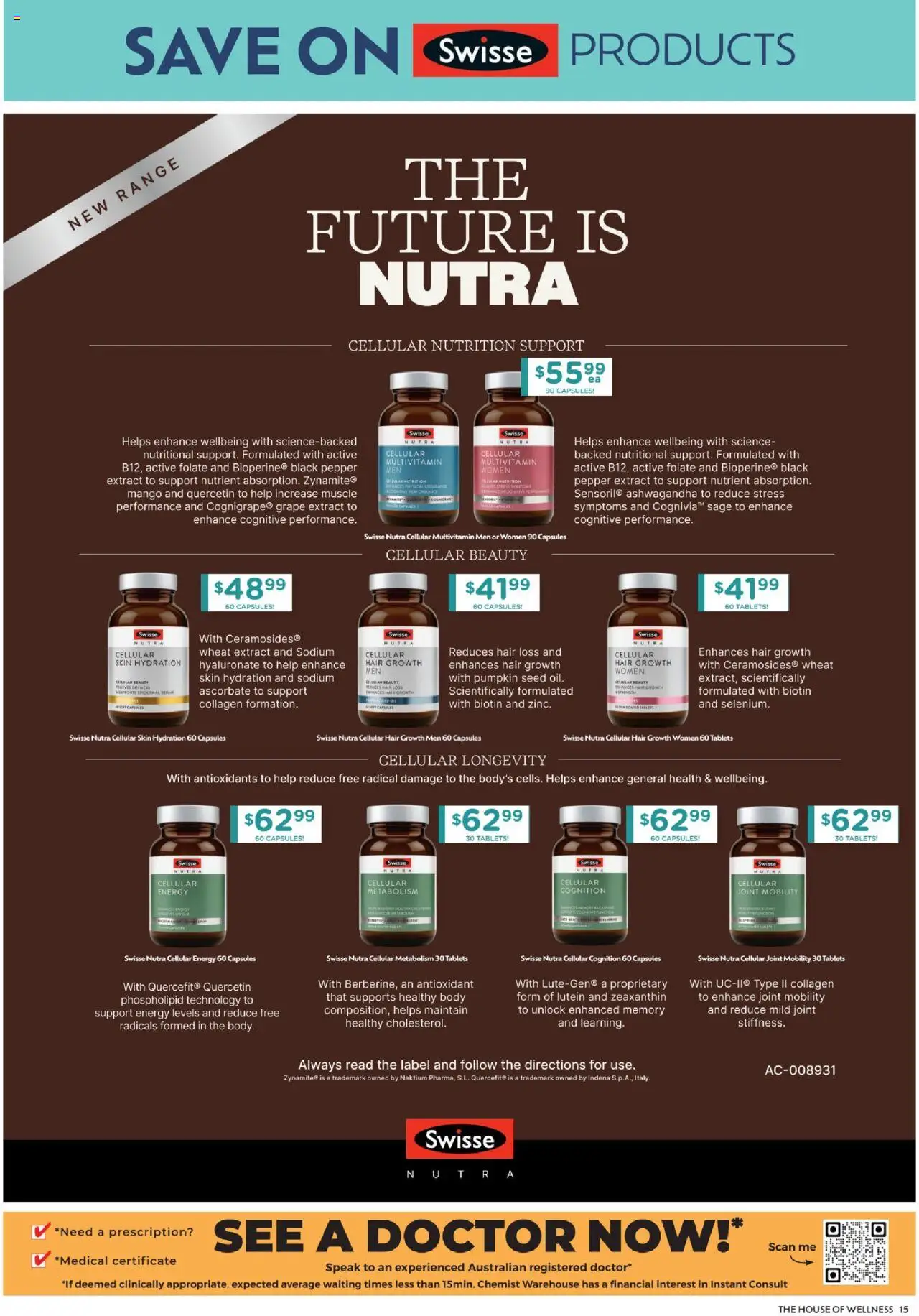 Chemist Warehouse catalogue - valid from 16.10.2025 | Page: 15 | Products: Wheat, Pumpkin, Collagen, Hair loss
