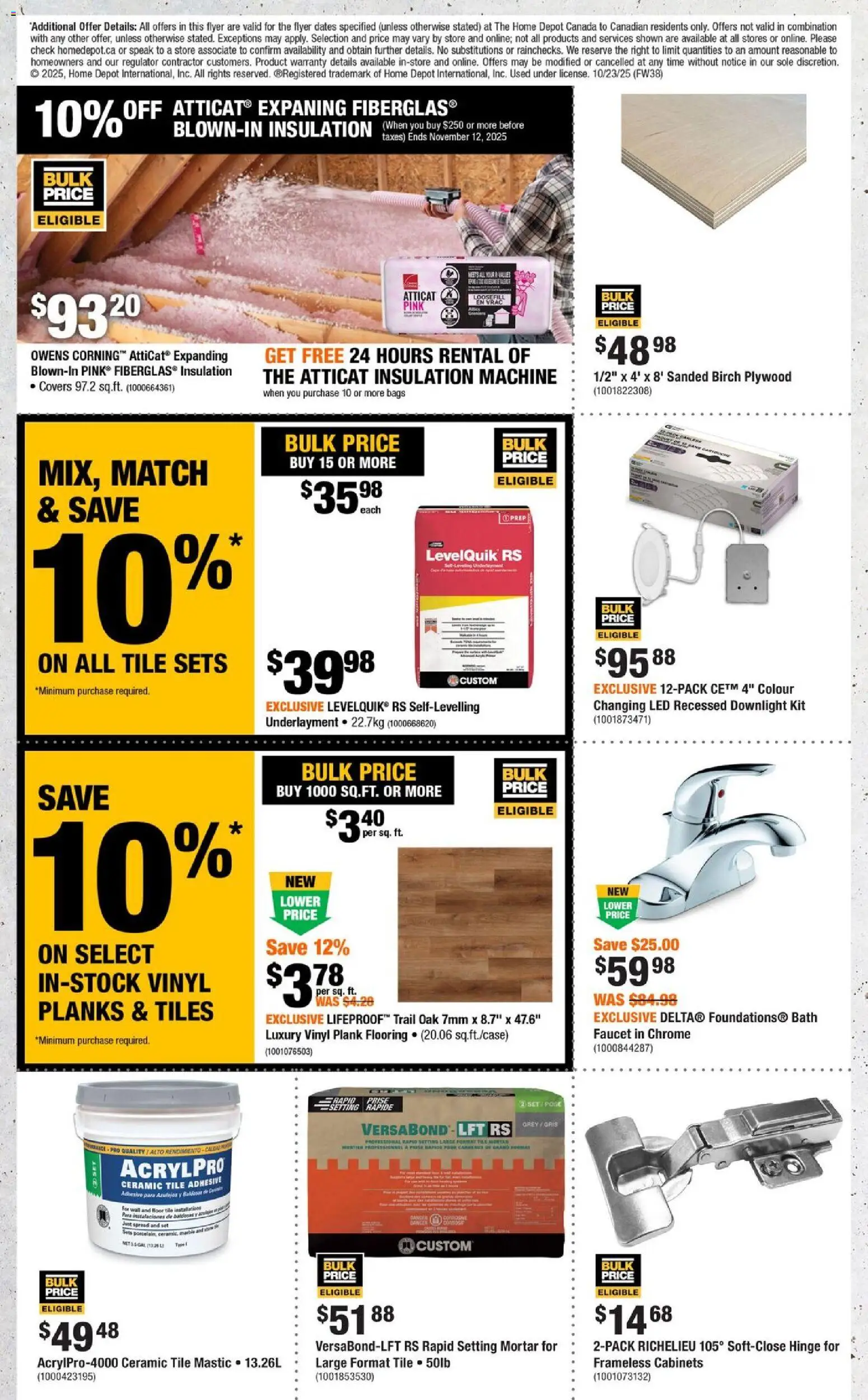 Home Depot flyer valid from 23.10.2025 | Page: 8 | Products: Bath