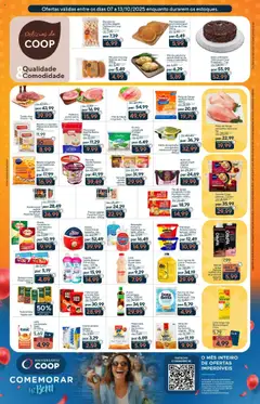 Coop - Ofertas da semana  - Pré-Visualização do folheto da loja Coop, válido de 07.10.2025 | Página: 2 | Produtos: Biscoito, Pão, Tilápia, Requeijão