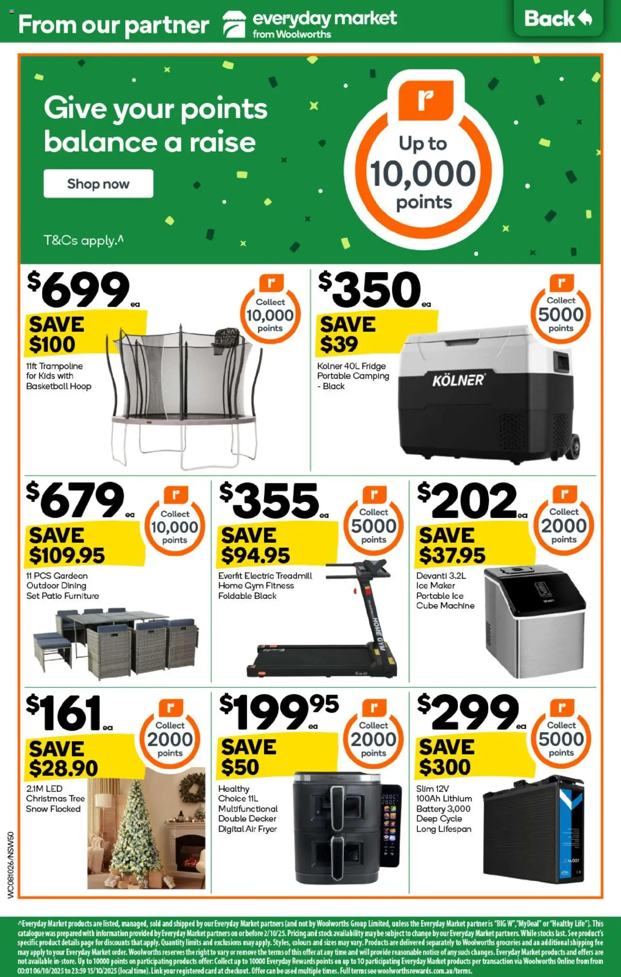 Woolworths catalogue - valid from 08.10.2025 | Page: 50 | Products: Basketball, Battery, Digital, Fridge