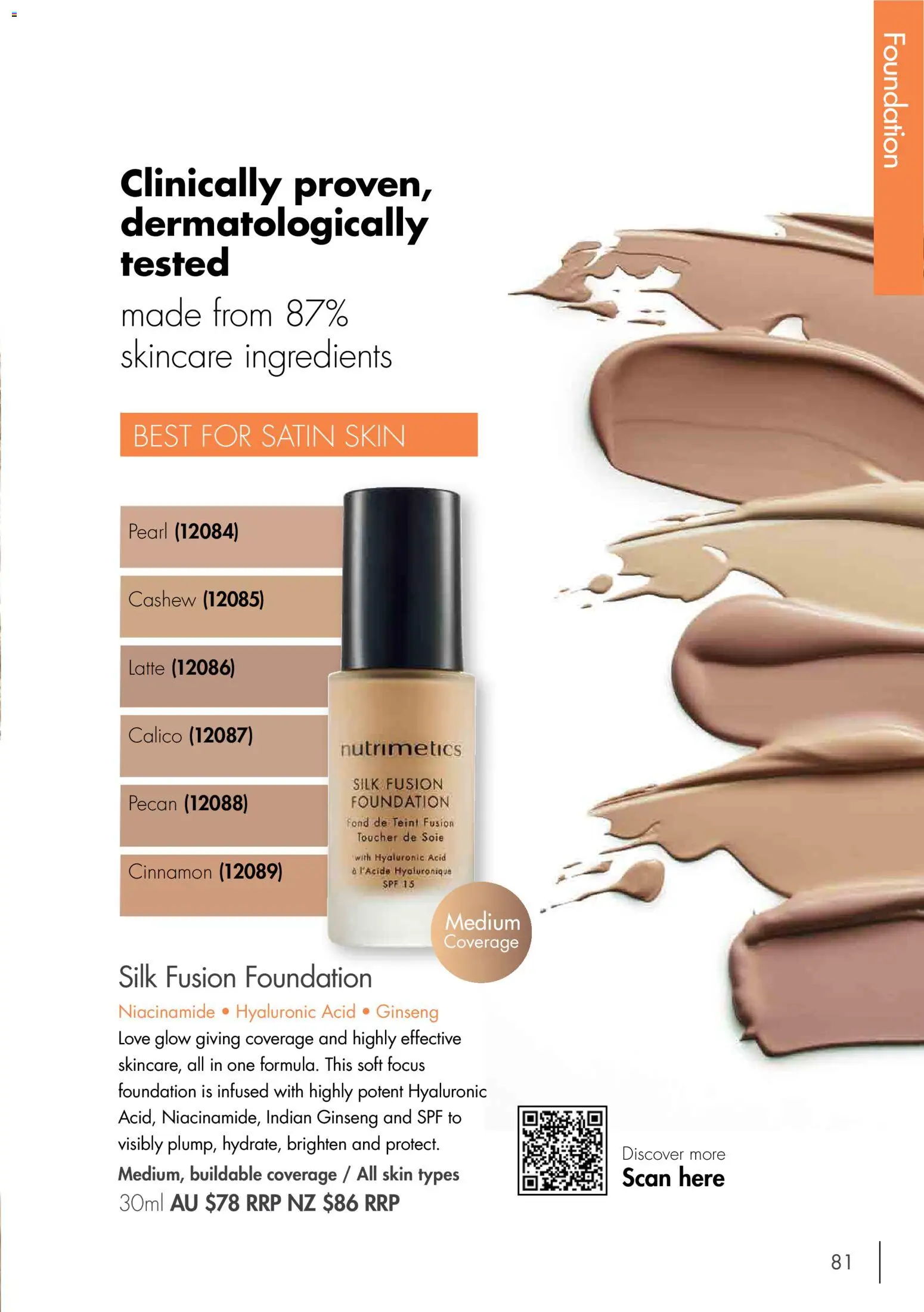 Nutrimetics catalogue - valid from 01.01.2026 | Page: 81 | Products: Foundation