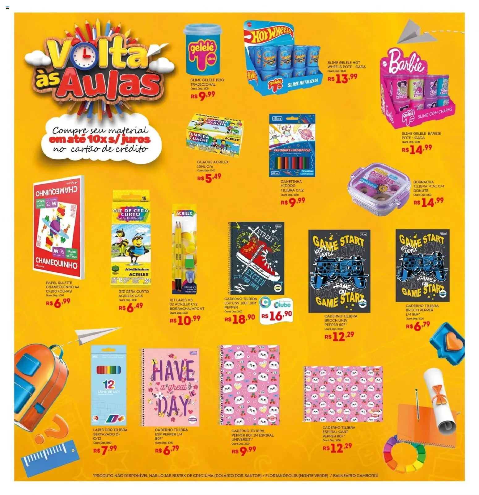 Bistek Supermercados Folheto - válido de 14.01.2026 | Página: 15 | Produtos: Lápis, Borracha, Giz de cera, Cera