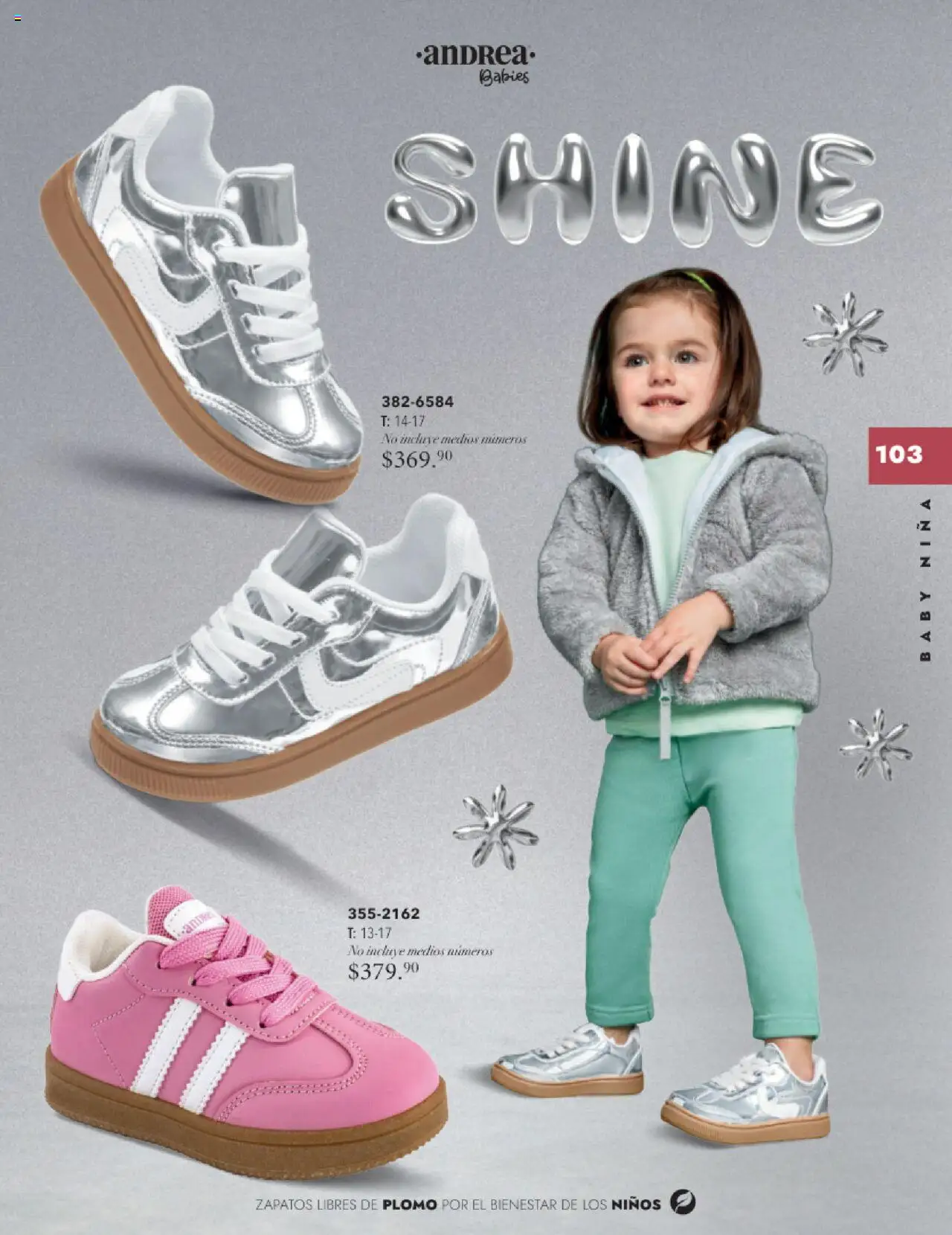 Nuevas ofertas de Andrea válidas en toda la República Mexicana desde el 24.08.2025. ¡Encuentra las mejores ofertas en Andrea - Catálogo Infantil Baby! | Página: 15 | Productos: Zapatos