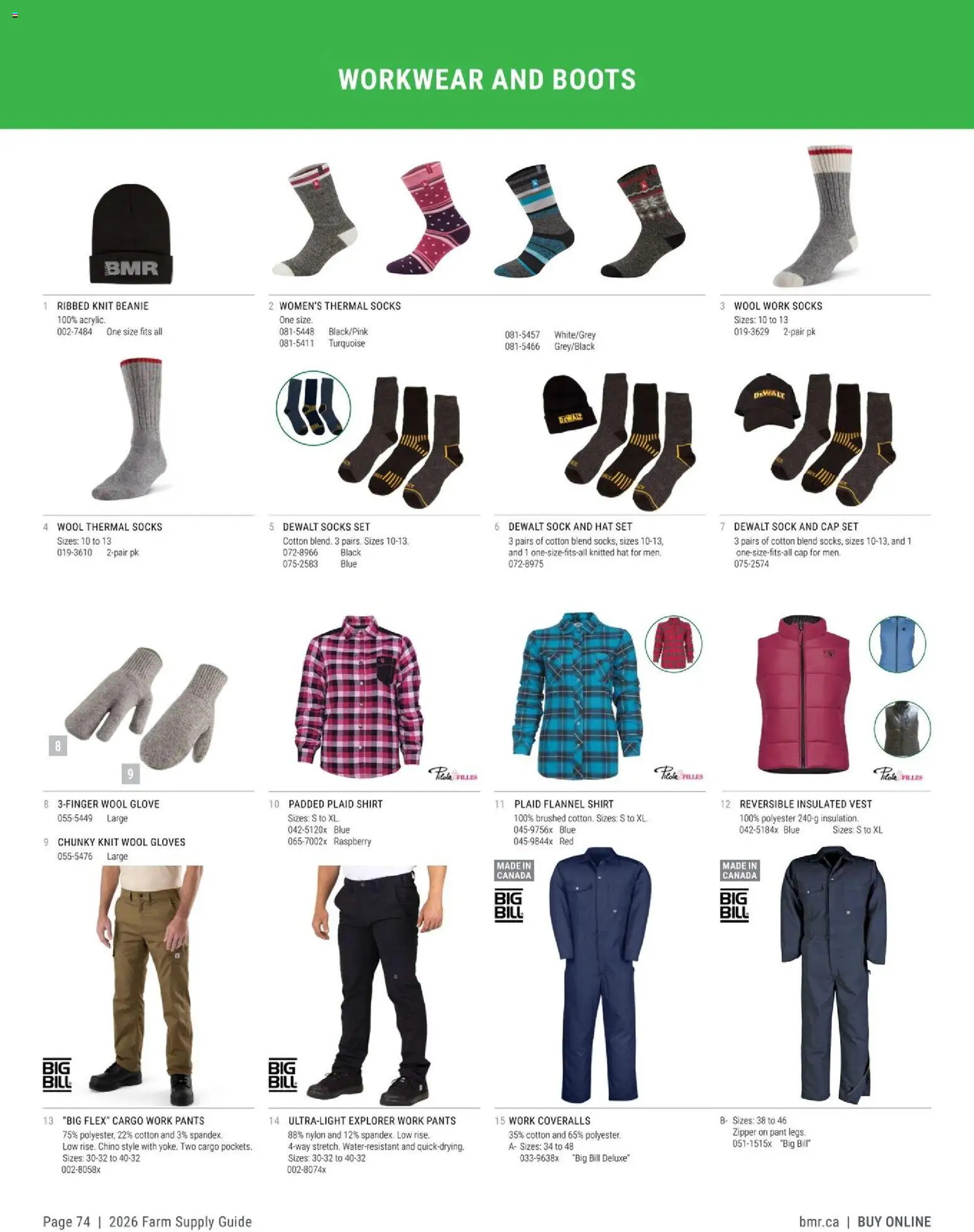 BMR flyer valid from 09.01.2026 | Page: 74 | Products: Gloves, Shirt, Vest, Socks