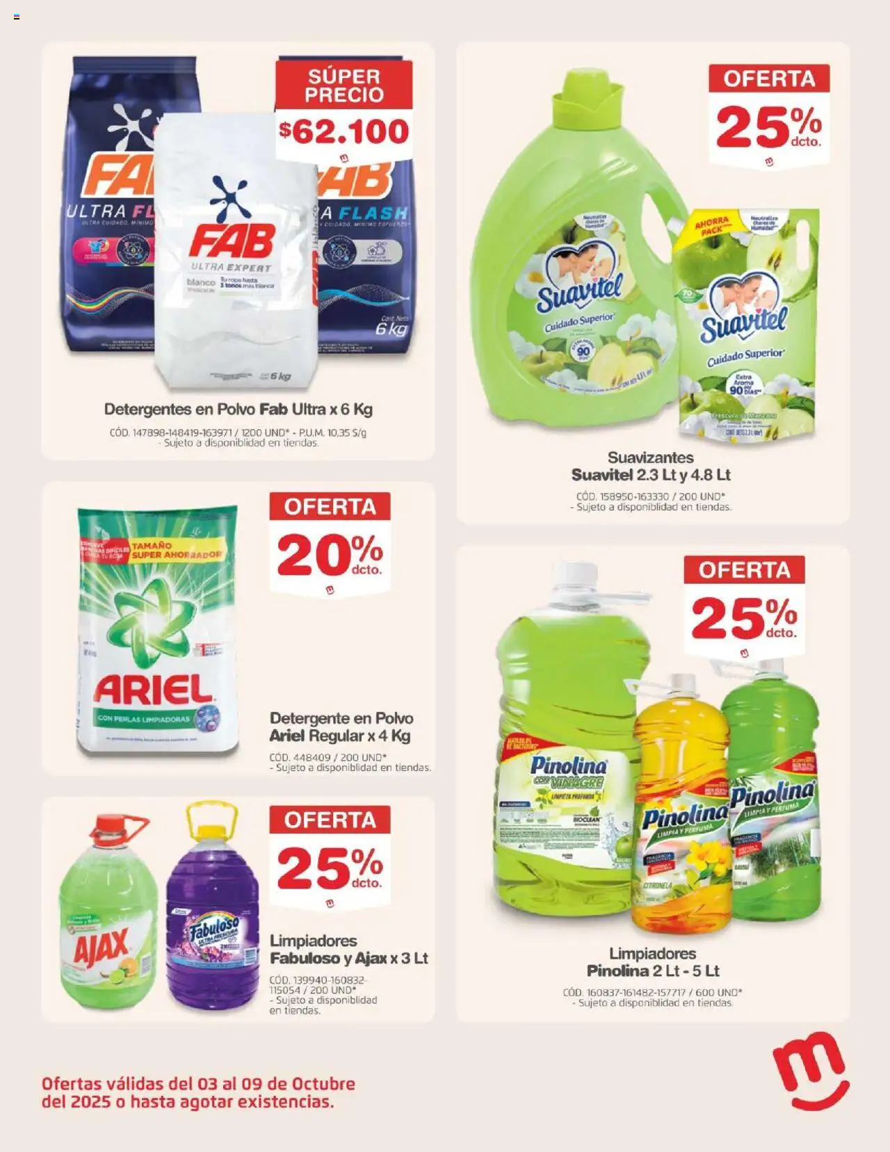 Makro revista - valida desde el 03.10.2025 | Página: 25 | Productos: Polvo, Detergente