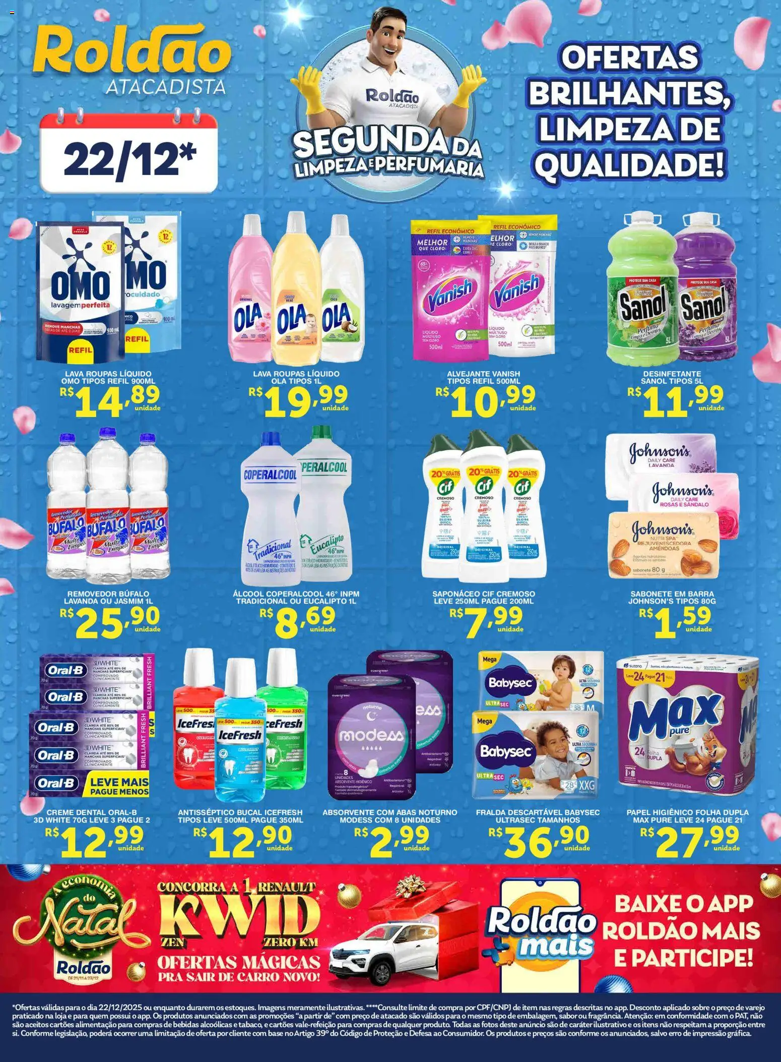 Roldão Folheto - válido de 22.12.2025 | Página: 1 | Produtos: Amêndoas, Vanish, Absorvente, Desinfetante