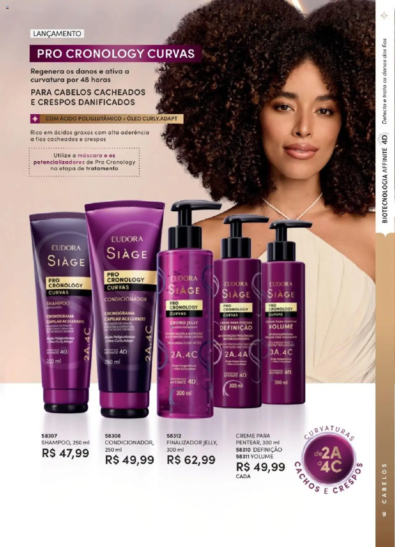 Eudora Folheto - válido de 06.06.2025 | Página: 9 | Produtos: Shampoo, Óleo, Creme, Creme para pentear