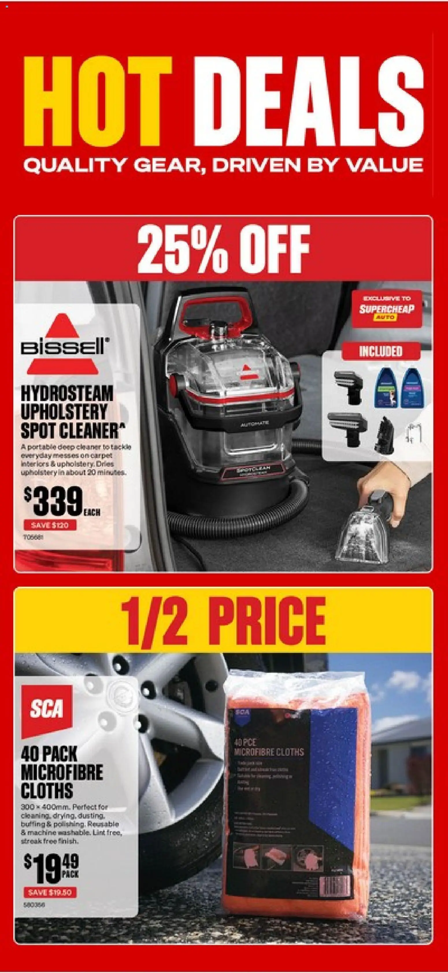 Supercheap Auto catalogue - valid from 22.04.2026 | Page: 3 | Products: Carpet, Cleaner, Portable