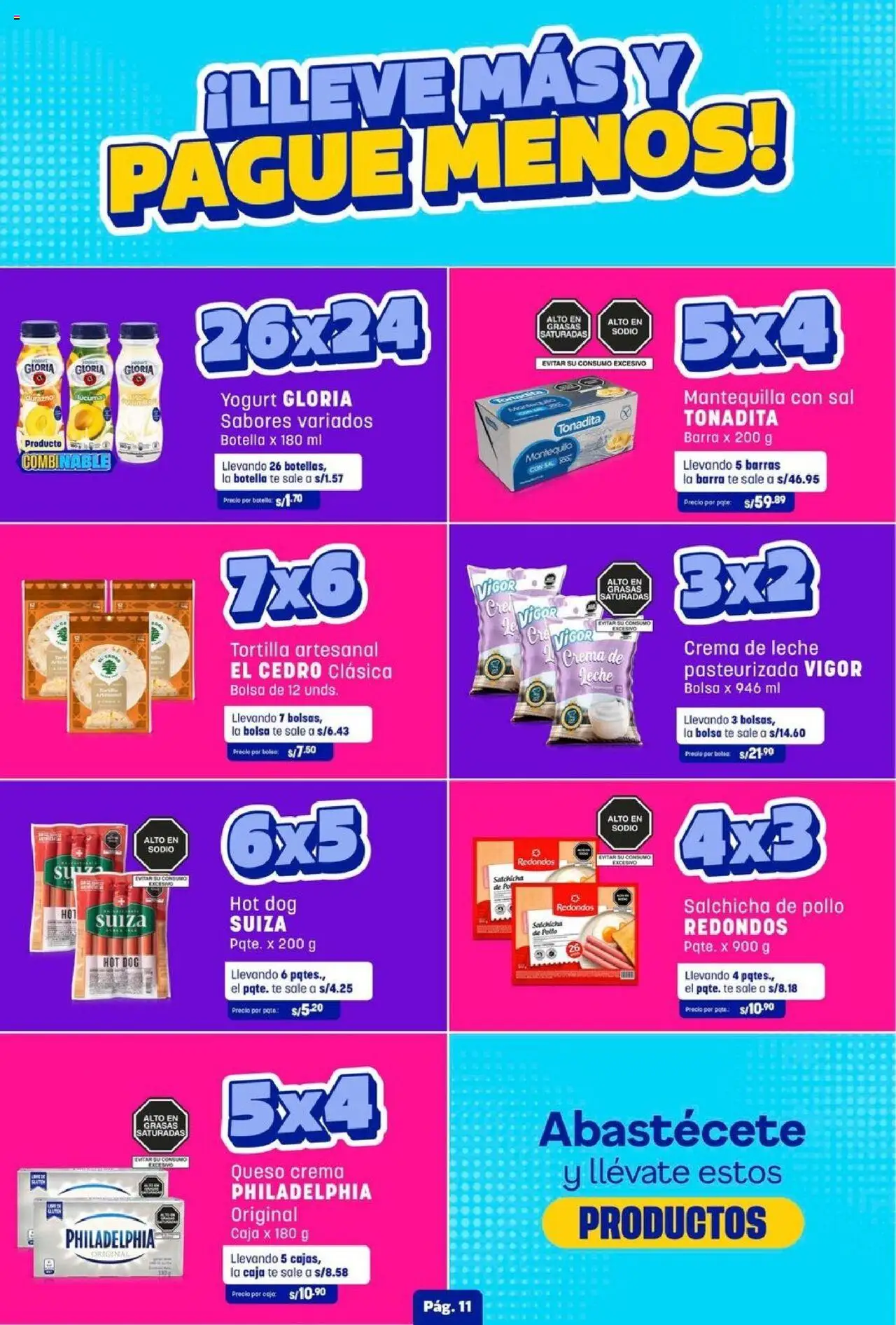 Catálogo Makro válido desde 09.10.2025 | Página: 13 | Productos: Leche, Yogurt, Té, Bolsa