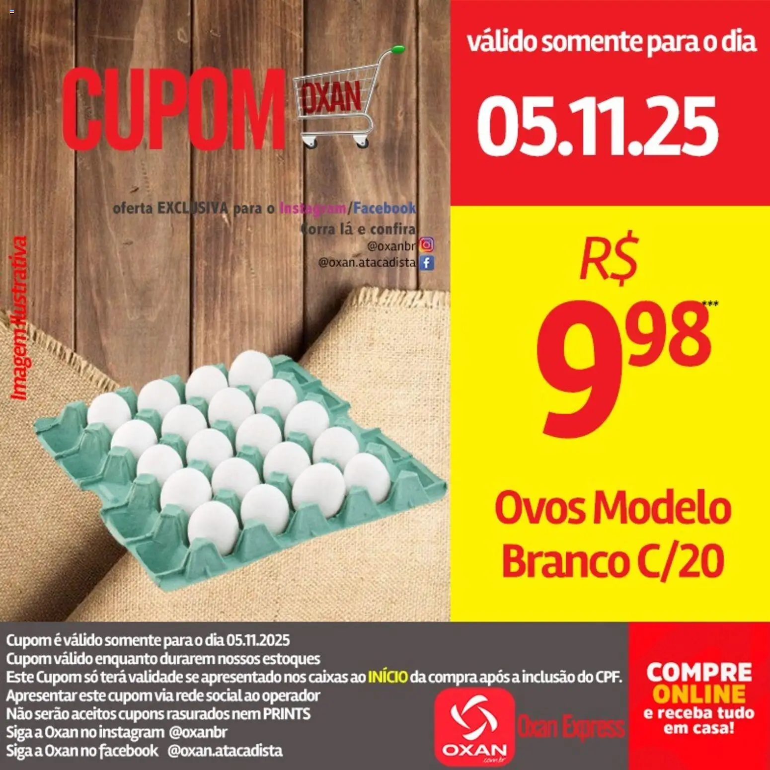 Oxan Atacadista Folheto - válido de 05.11.2025 | Página: 4 | Produtos: Ovos